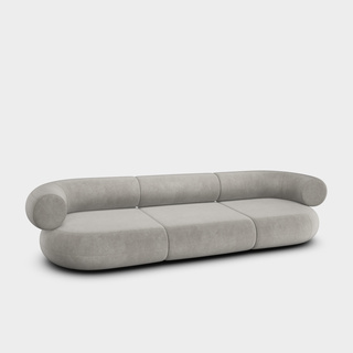 Clay Royal Velvet / 3-Seater Modular Sofa / Royal - Clay (84)
