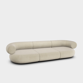 Pearl Royal Velvet / 3-Seater Modular Sofa / Royal - Pearl (106)