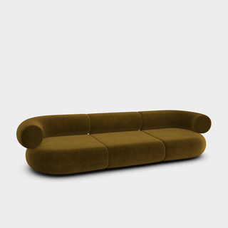 Forest Royal Velvet / 3-Seater Modular Sofa / Royal - Forest (0162)