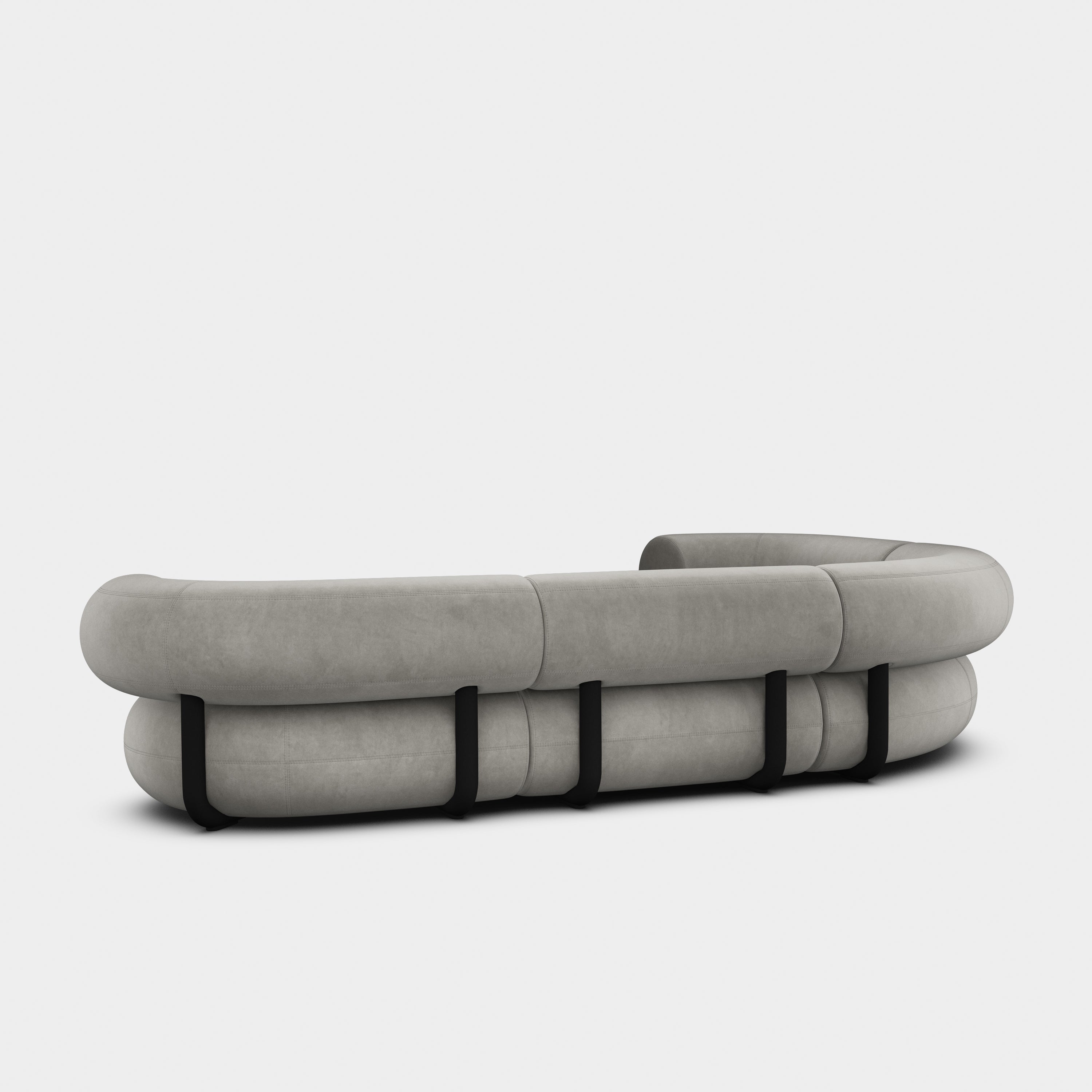 Fat 4-Seater Right Corner Modular Sofa