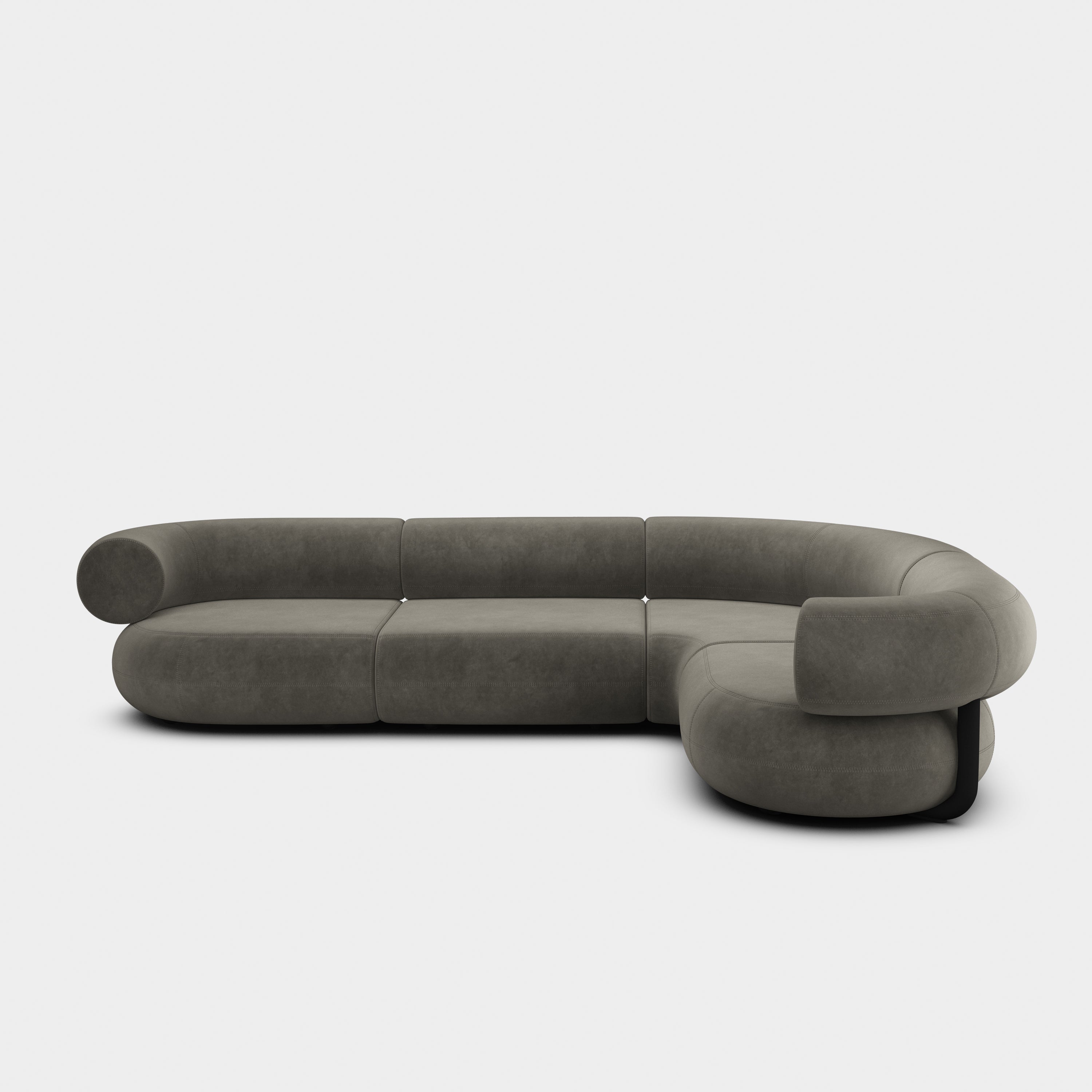 Fat 4-Seater Right Corner Modular Sofa