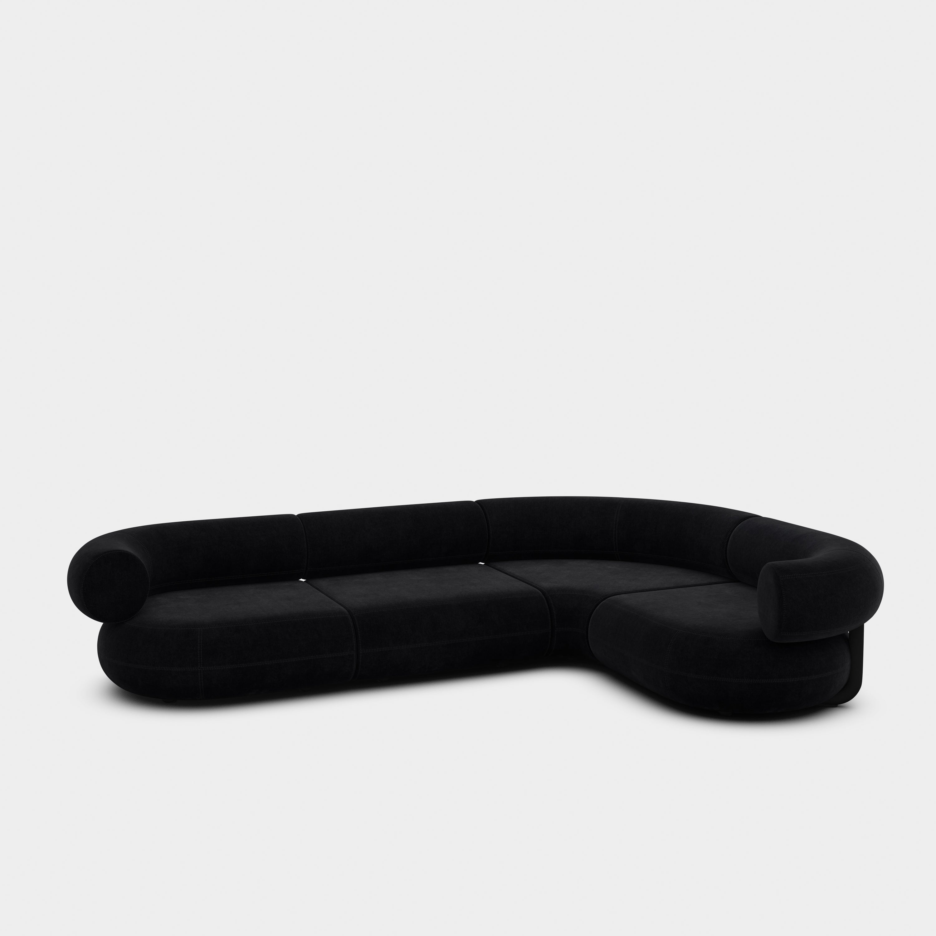 Fat 4-Seater Right Corner Modular Sofa