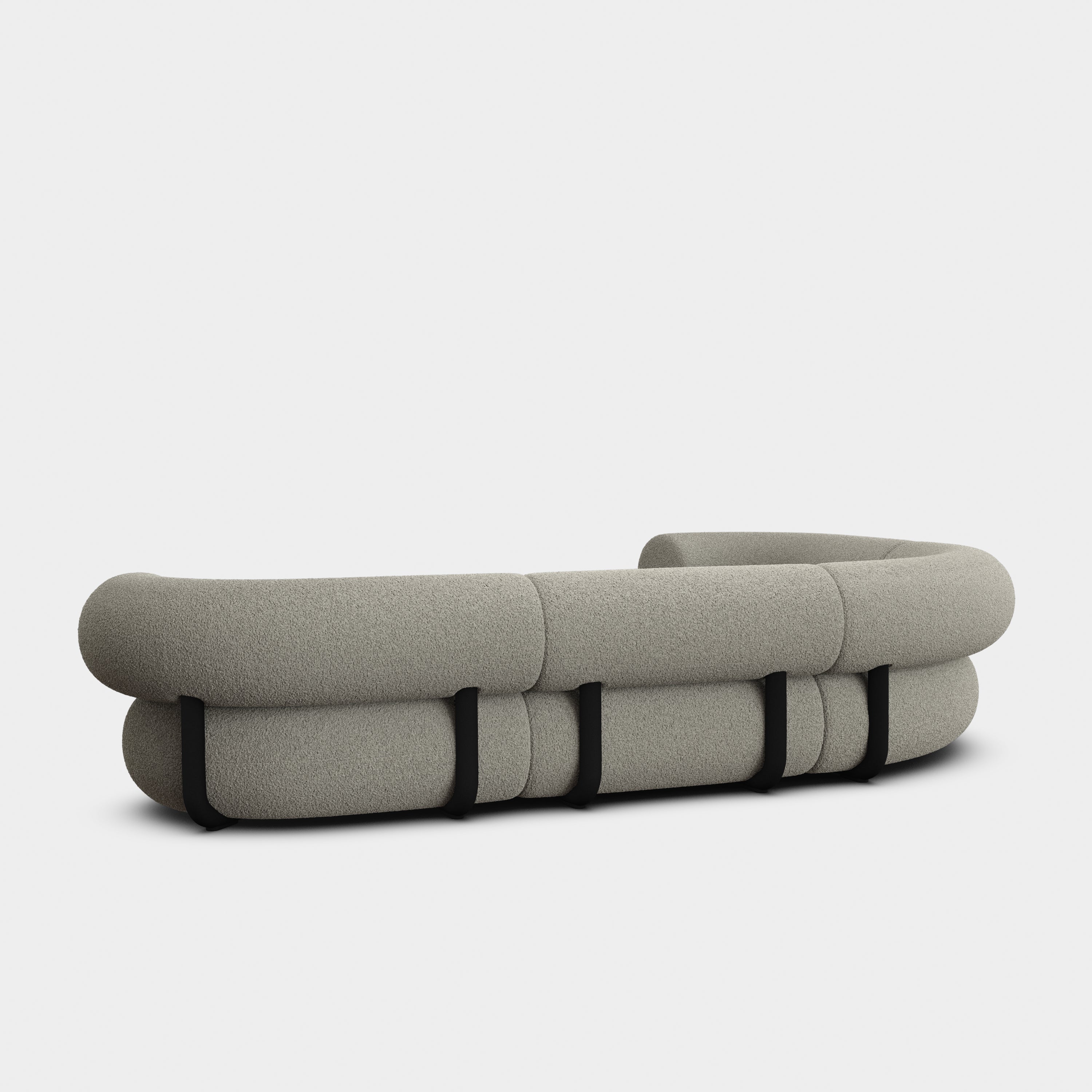 Fat 4-Seater Right Corner Modular Sofa