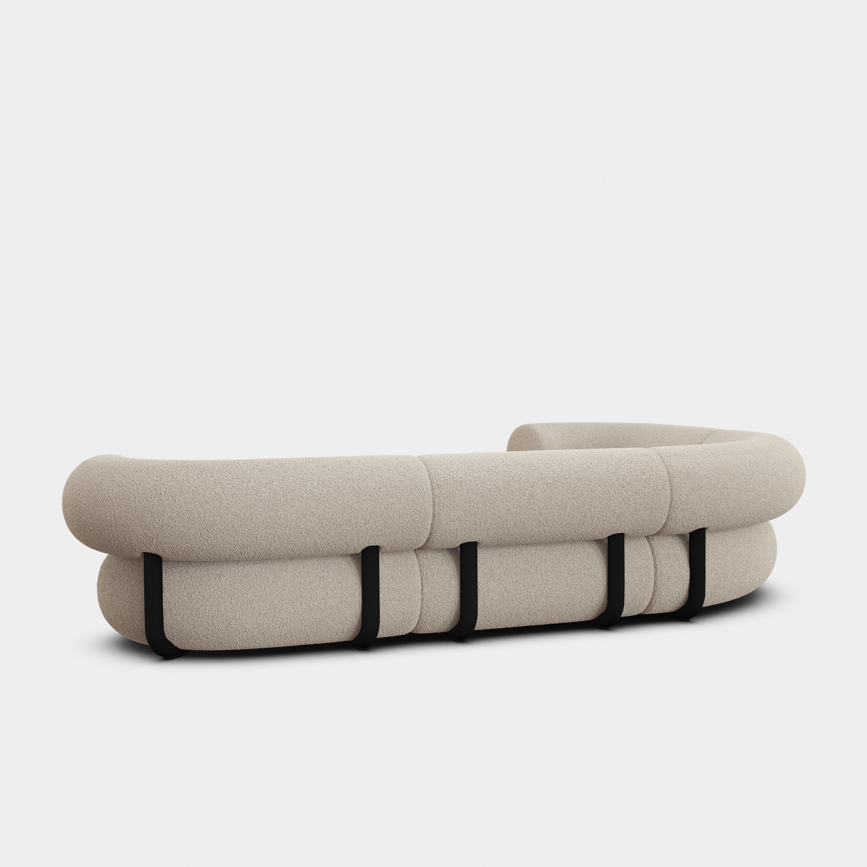 Fat 4-Seater Right Corner Modular Sofa