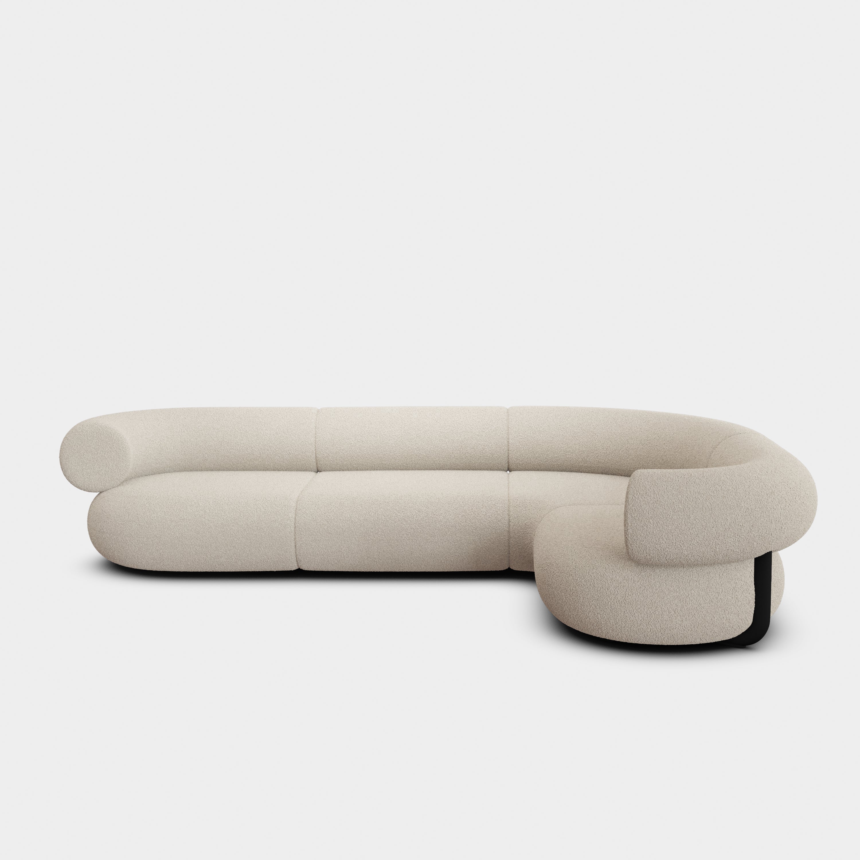 Fat 4-Seater Right Corner Modular Sofa