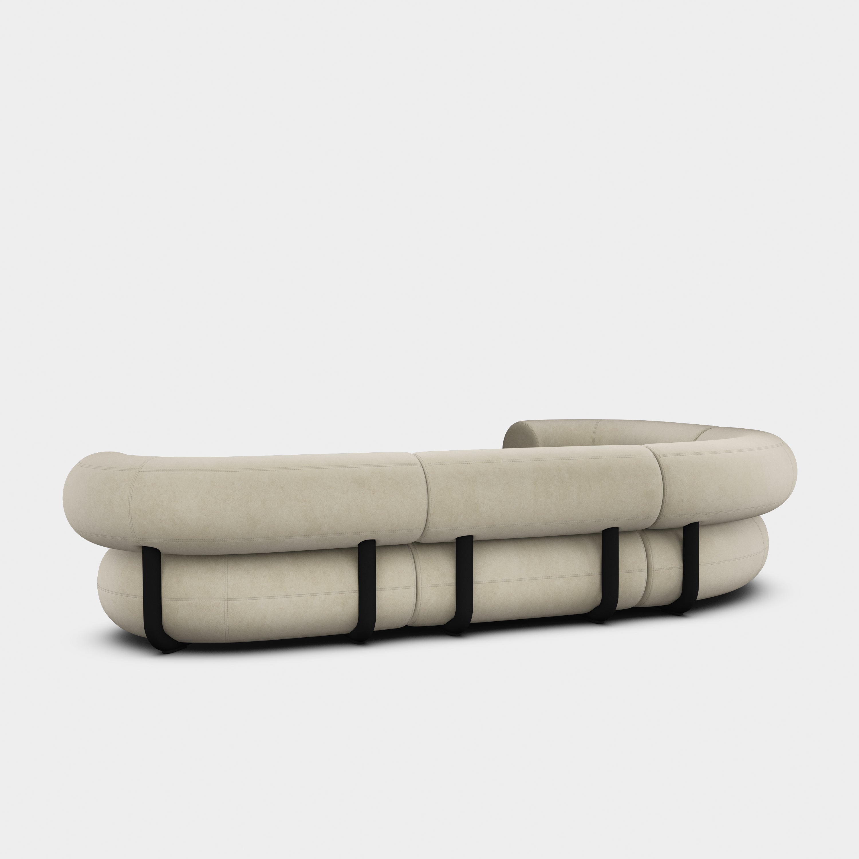 Fat 4-Seater Right Corner Modular Sofa