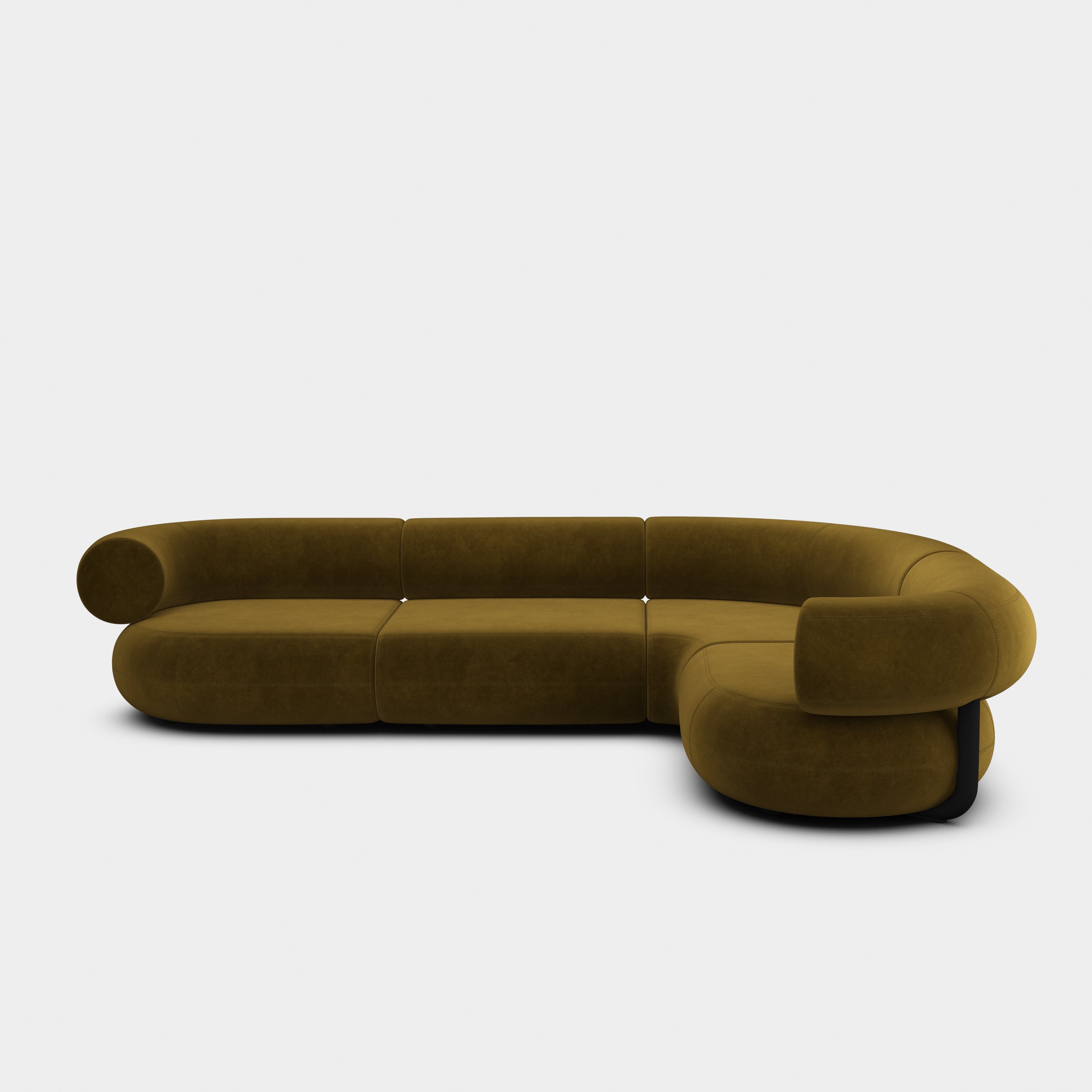 Fat 4-Seater Right Corner Modular Sofa