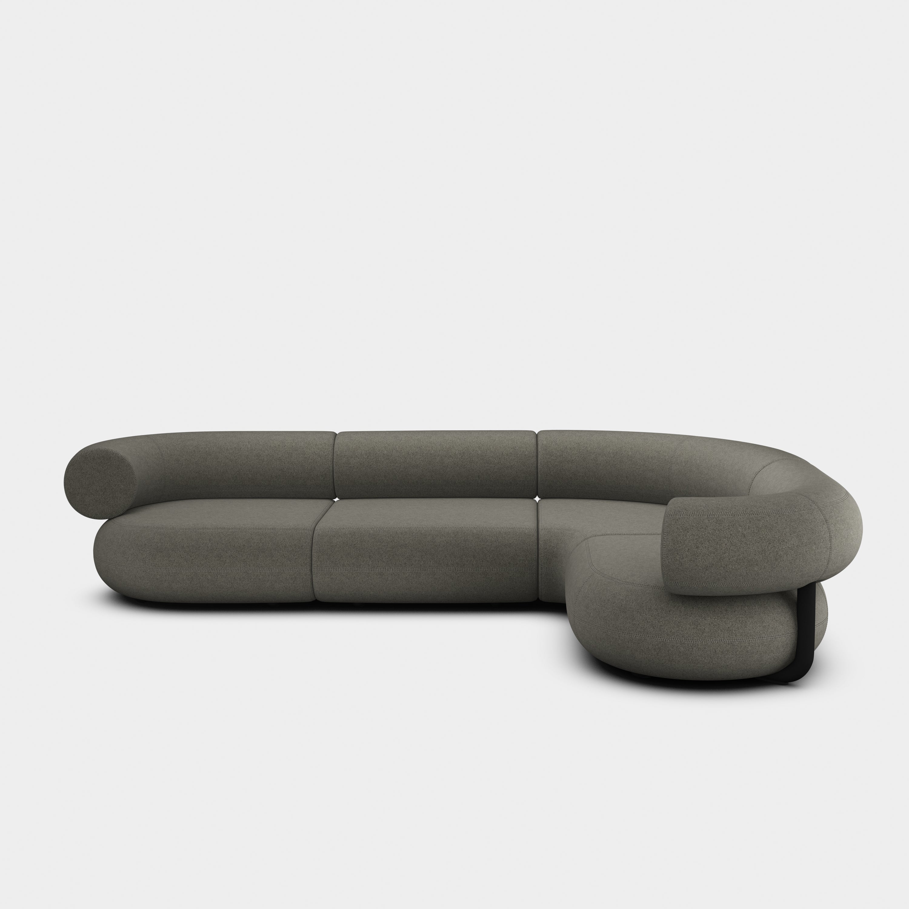 Fat 4-Seater Right Corner Modular Sofa