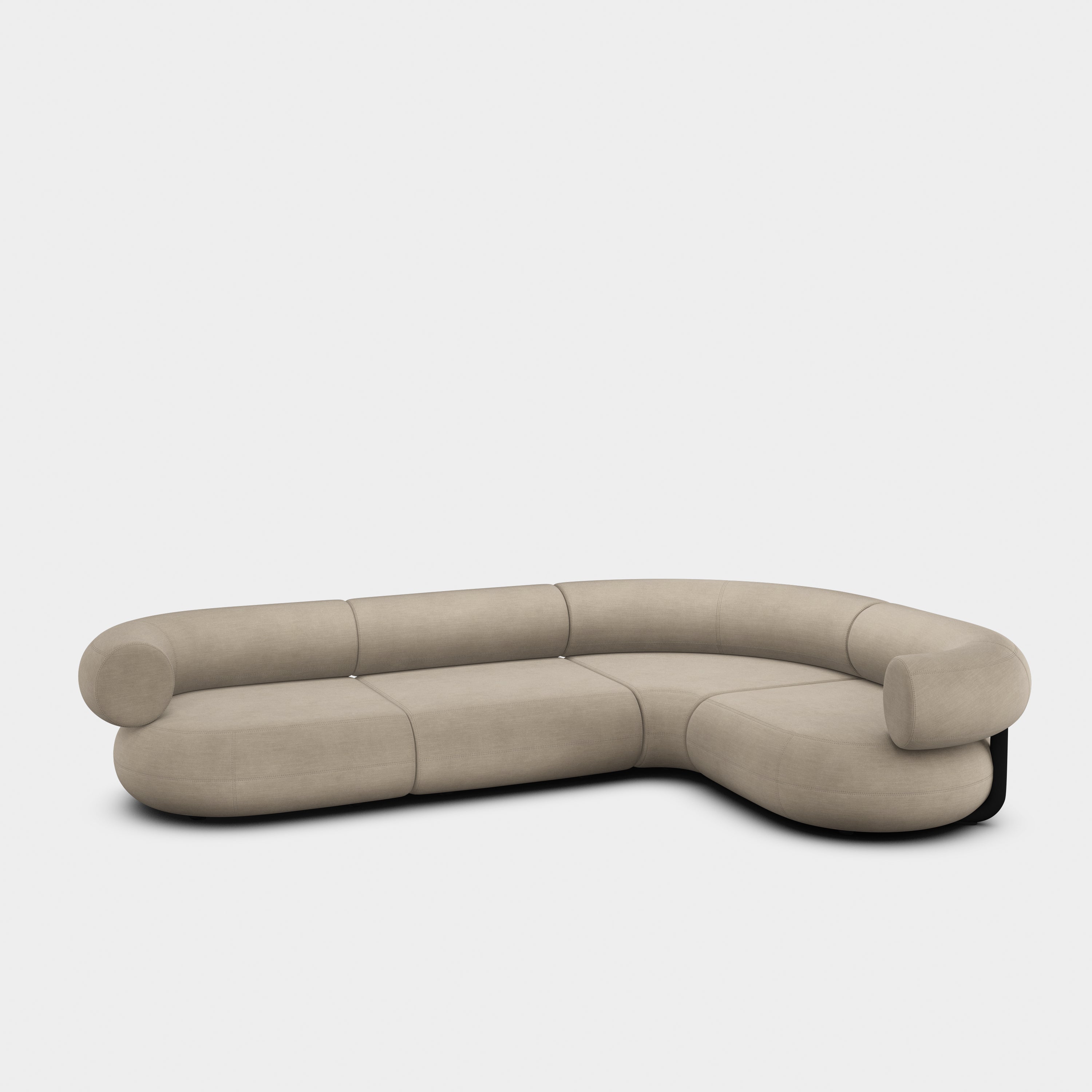 Fat 4-Seater Right Corner Modular Sofa