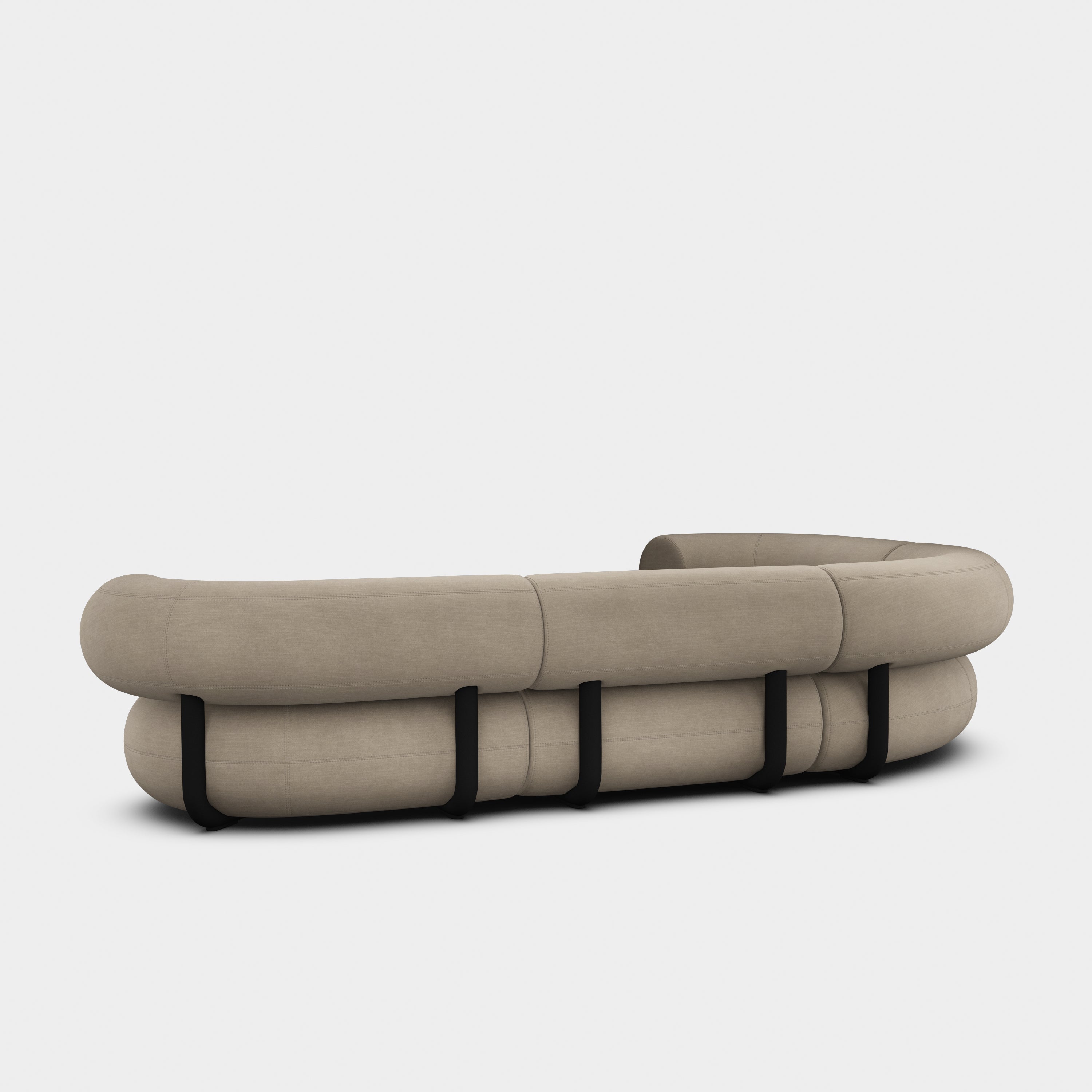 Fat 4-Seater Right Corner Modular Sofa