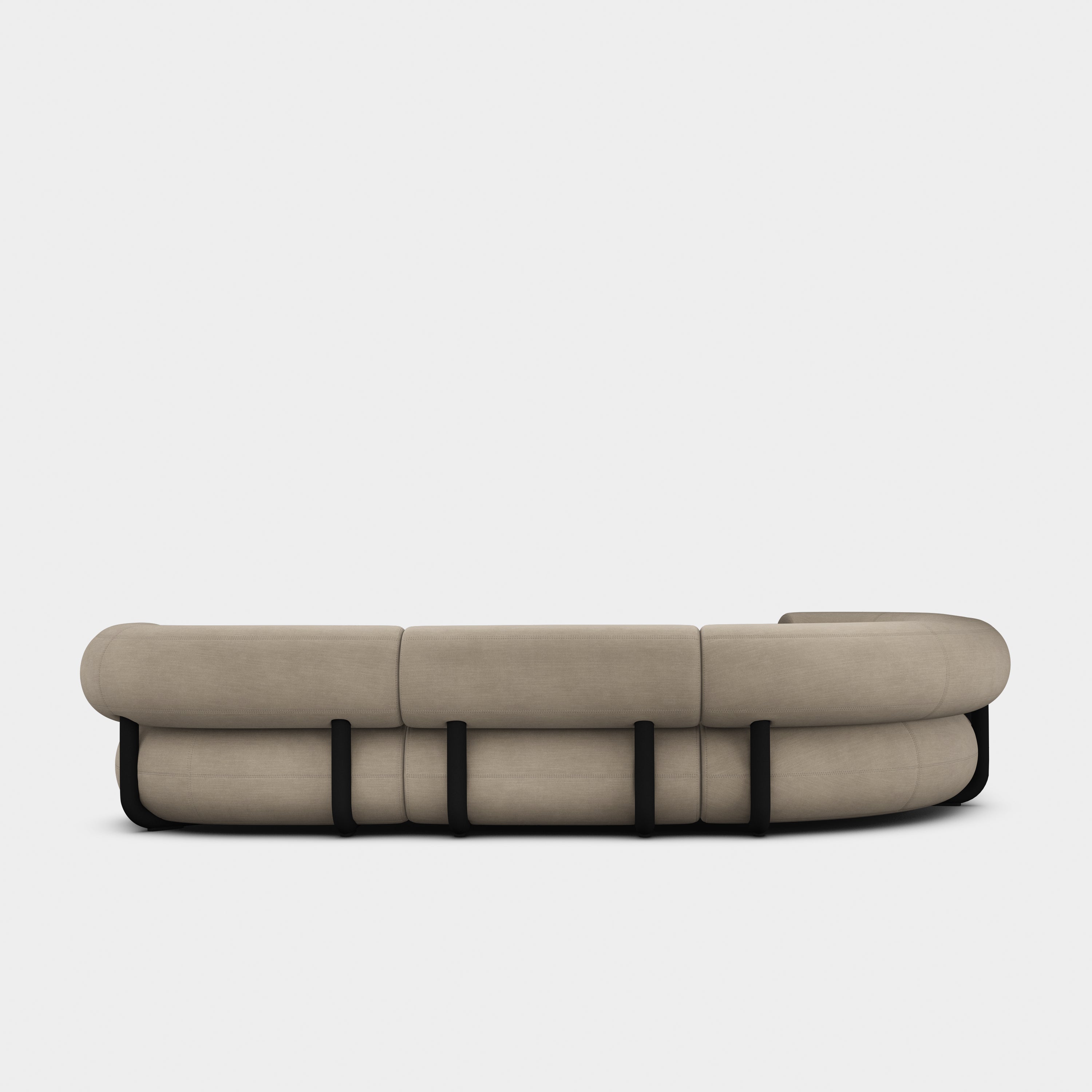 Fat 4-Seater Right Corner Modular Sofa