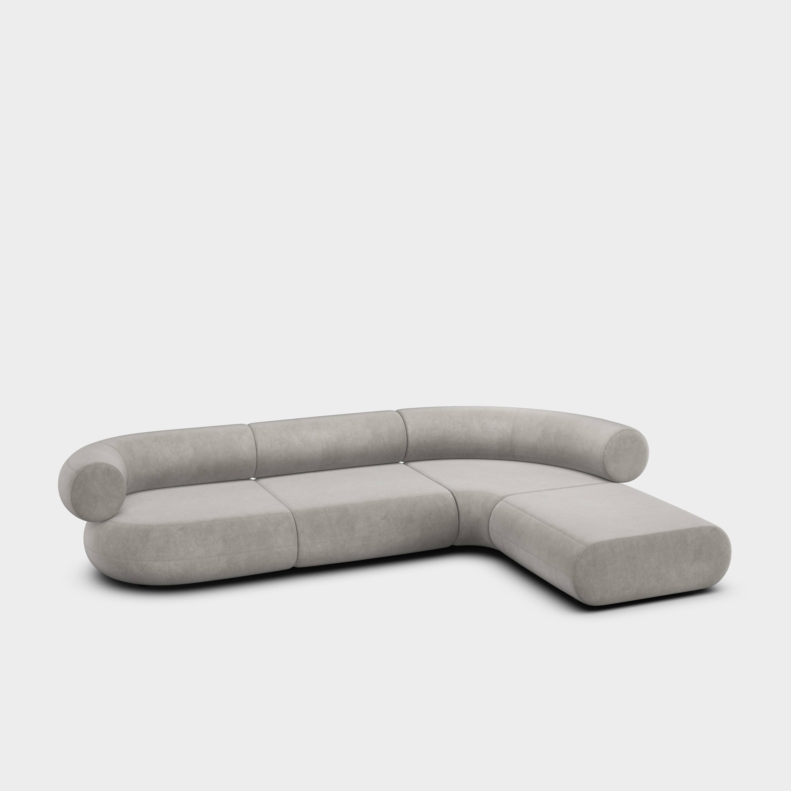 Fat 4-Seater Right Lounge Corner Modular Sofa