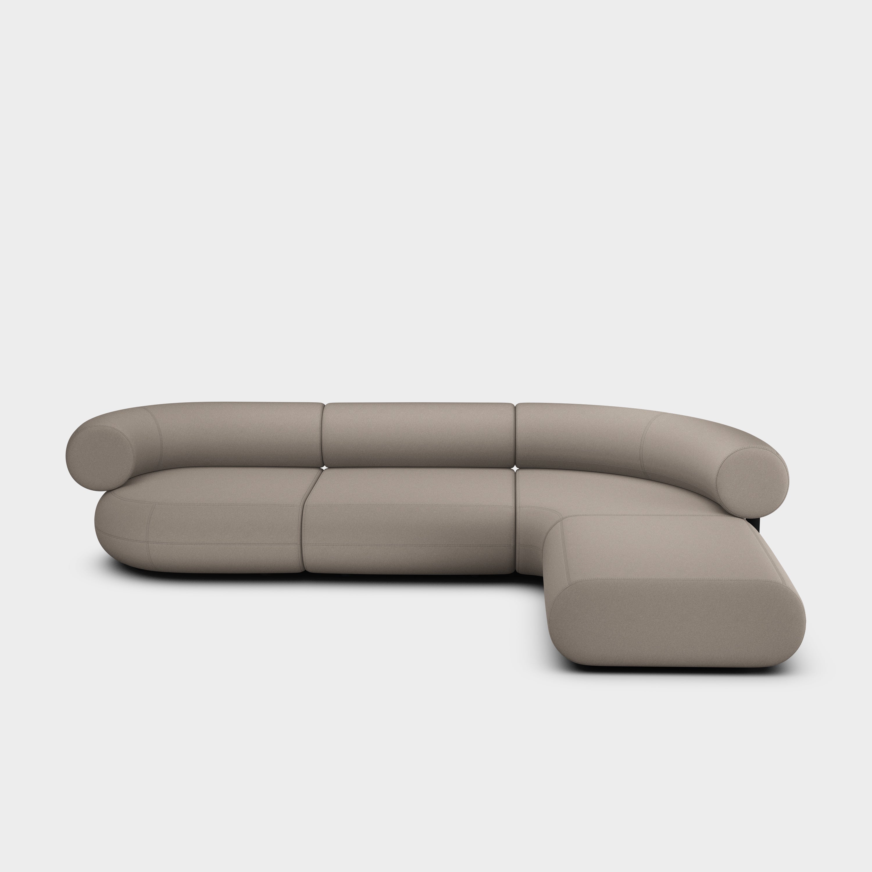 Fat 4-Seater Right Lounge Corner Modular Sofa