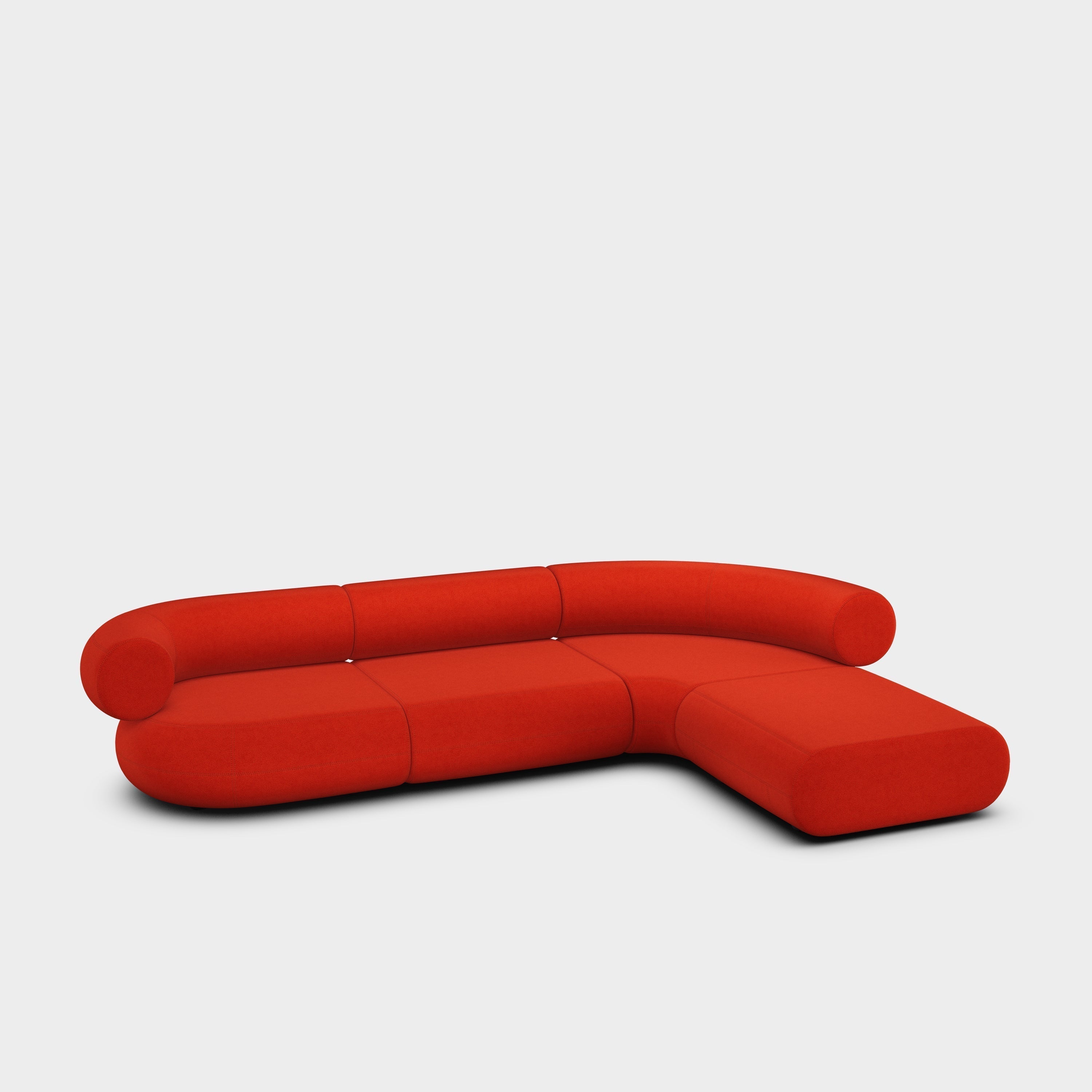 Fat 4-Seater Right Lounge Corner Modular Sofa