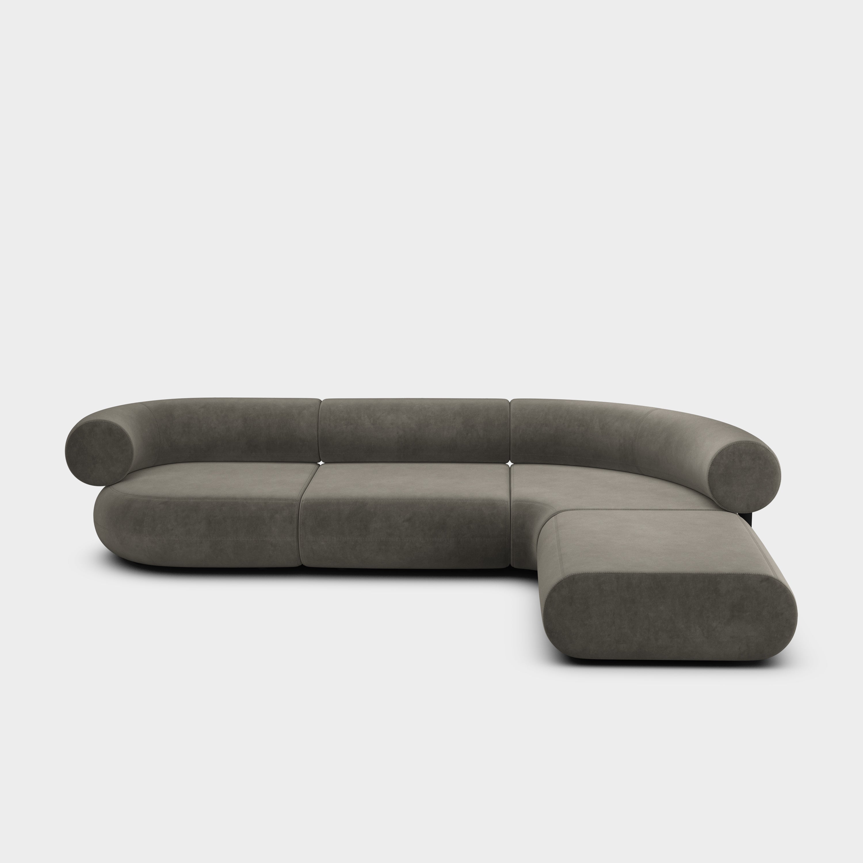 Fat 4-Seater Right Lounge Corner Modular Sofa