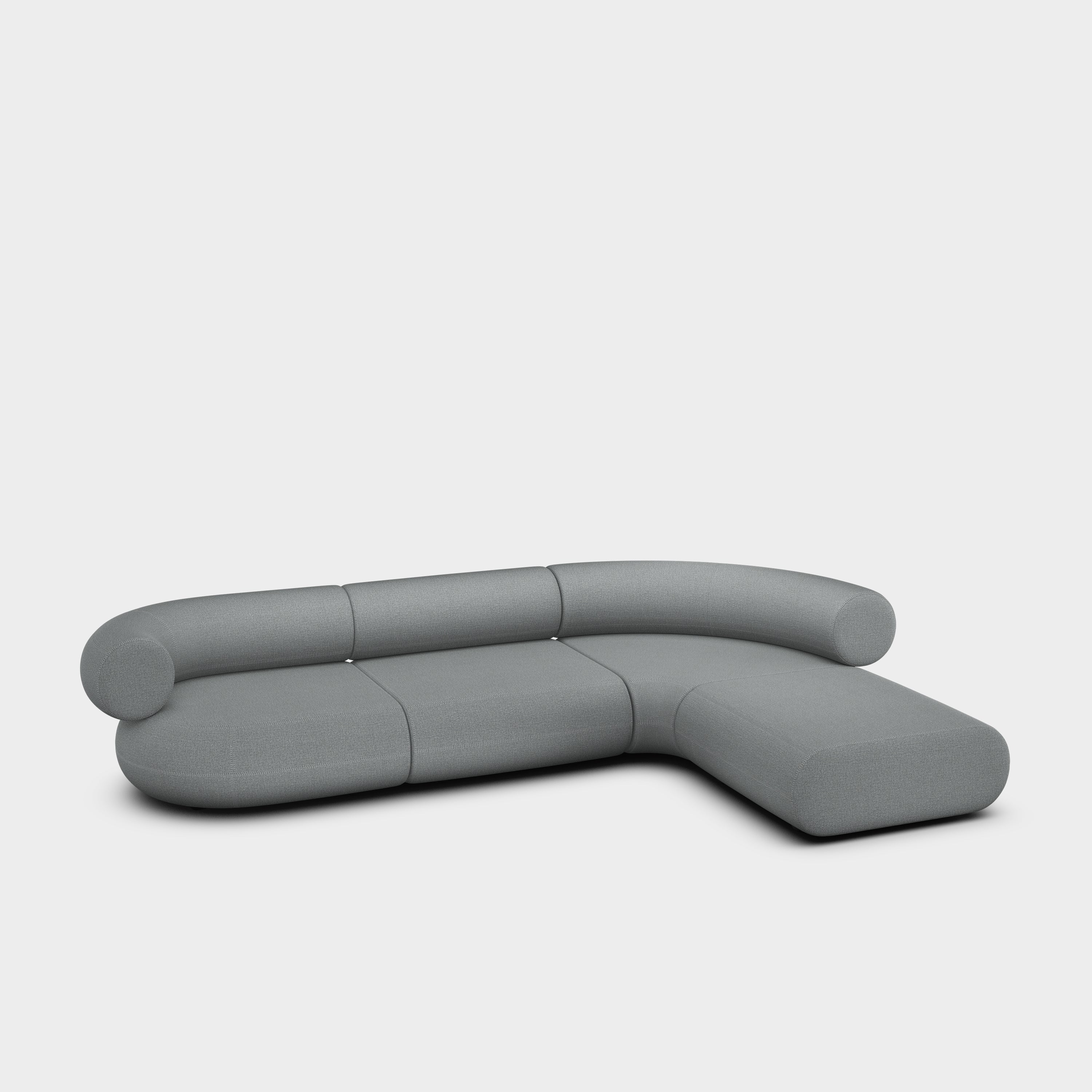 Fat 4-Seater Right Lounge Corner Modular Sofa