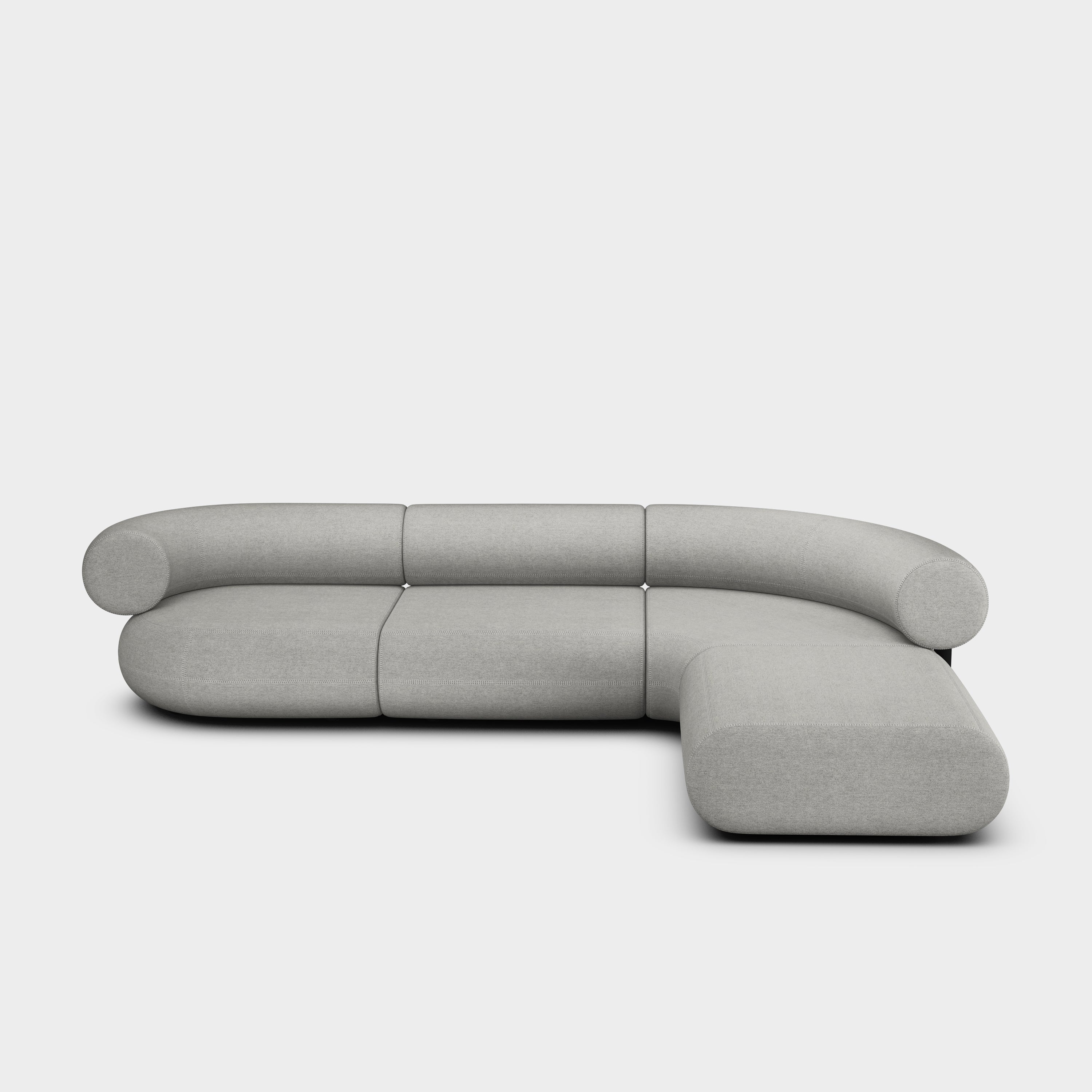 Fat 4-Seater Right Lounge Corner Modular Sofa