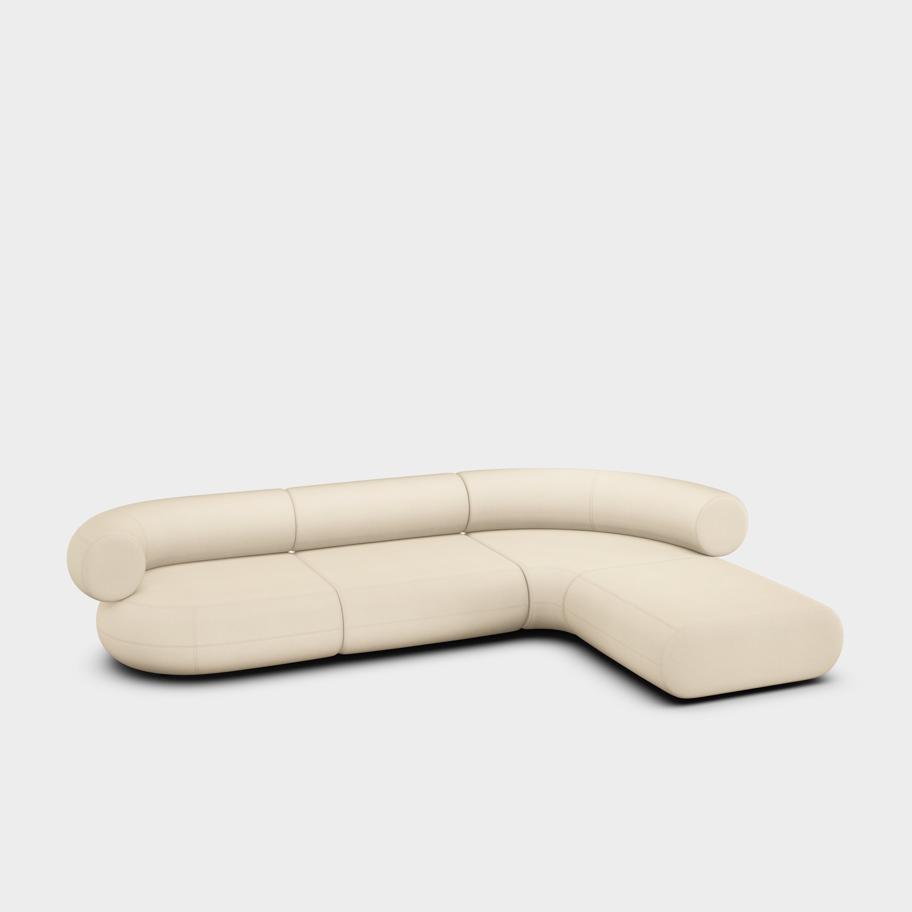 Fat 4-Seater Right Lounge Corner Modular Sofa