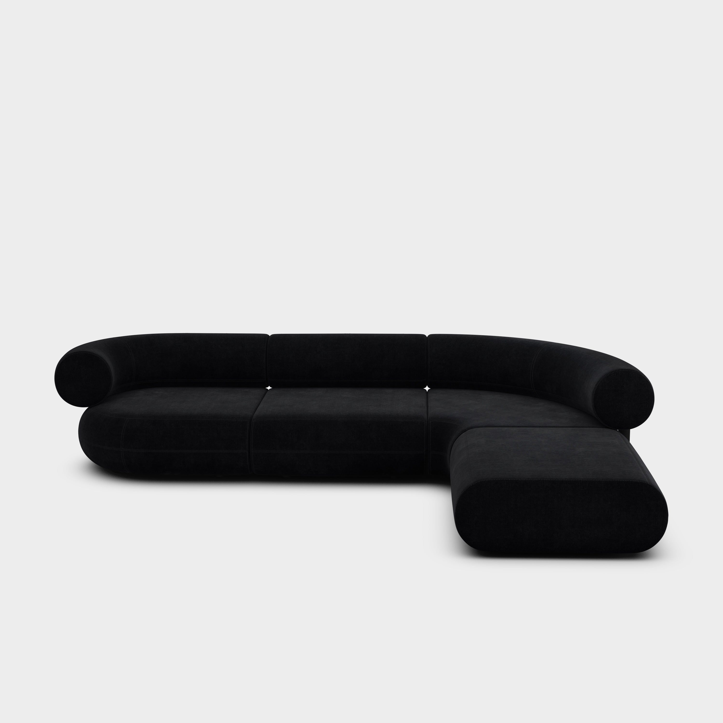 Fat 4-Seater Right Lounge Corner Modular Sofa