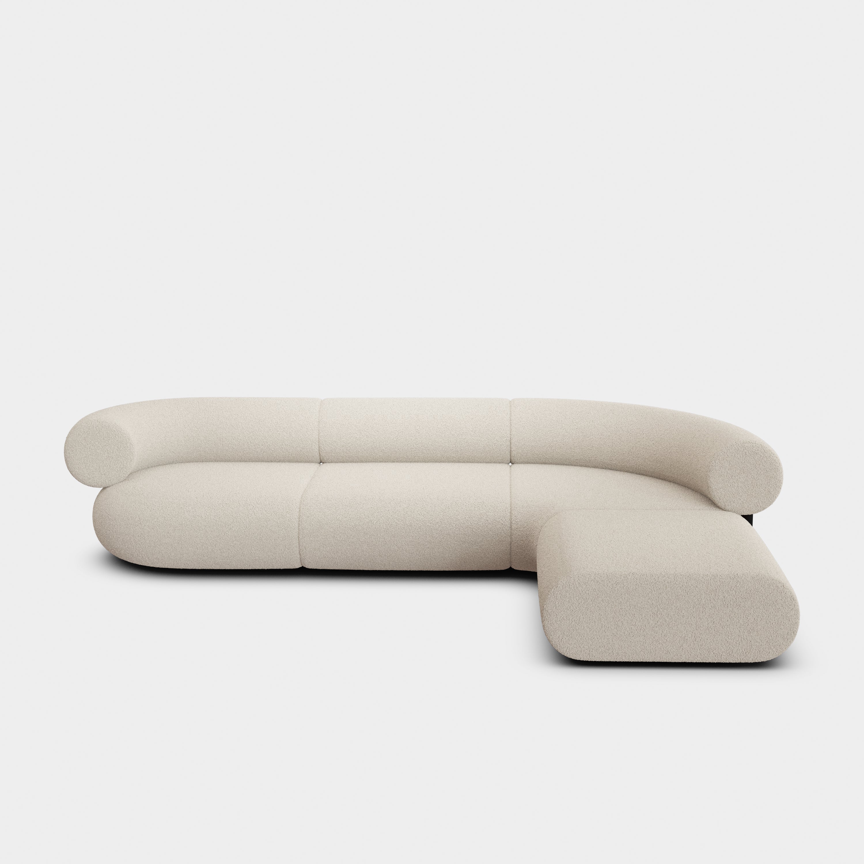 Fat 4-Seater Right Lounge Corner Modular Sofa