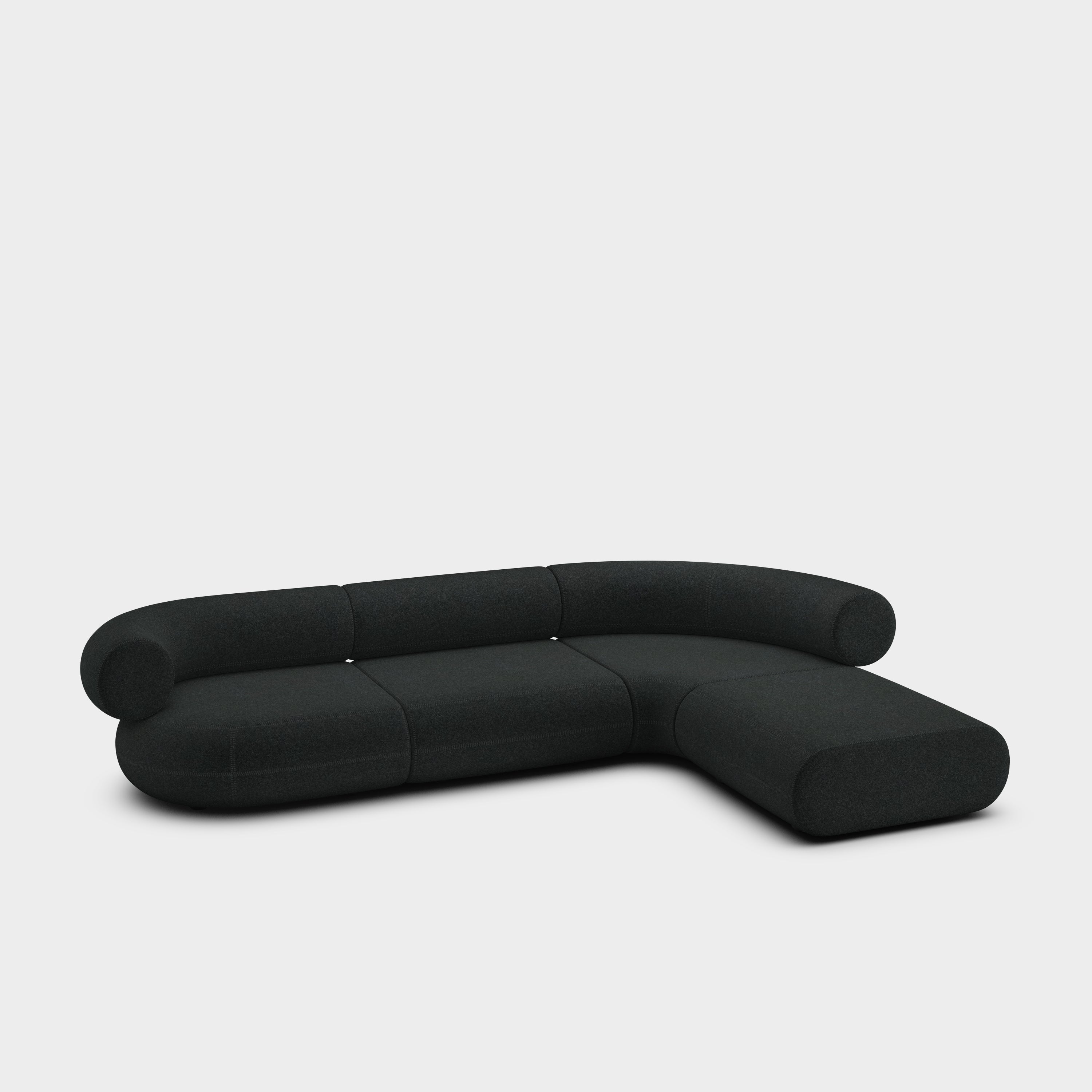 Fat 4-Seater Right Lounge Corner Modular Sofa