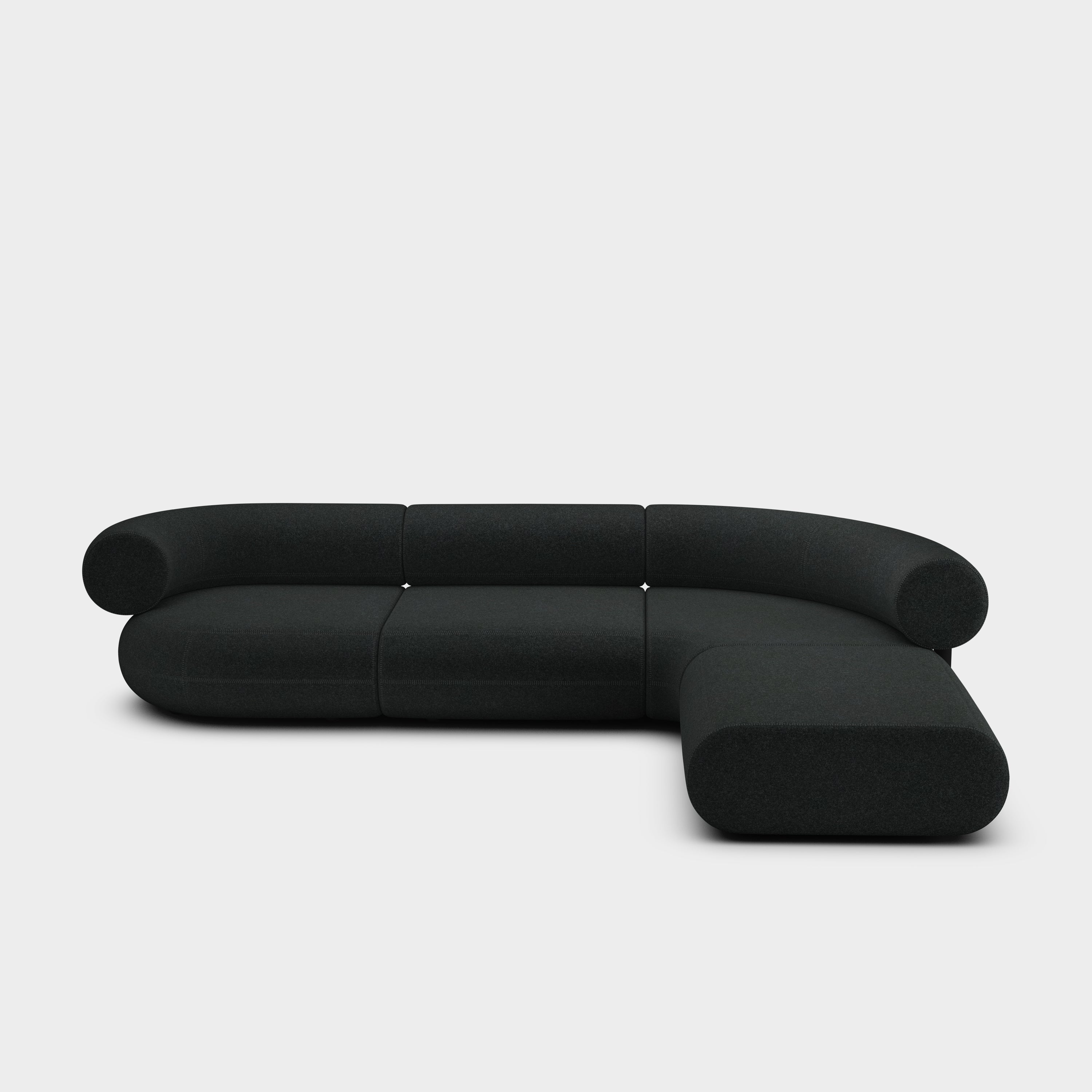 Fat 4-Seater Right Lounge Corner Modular Sofa
