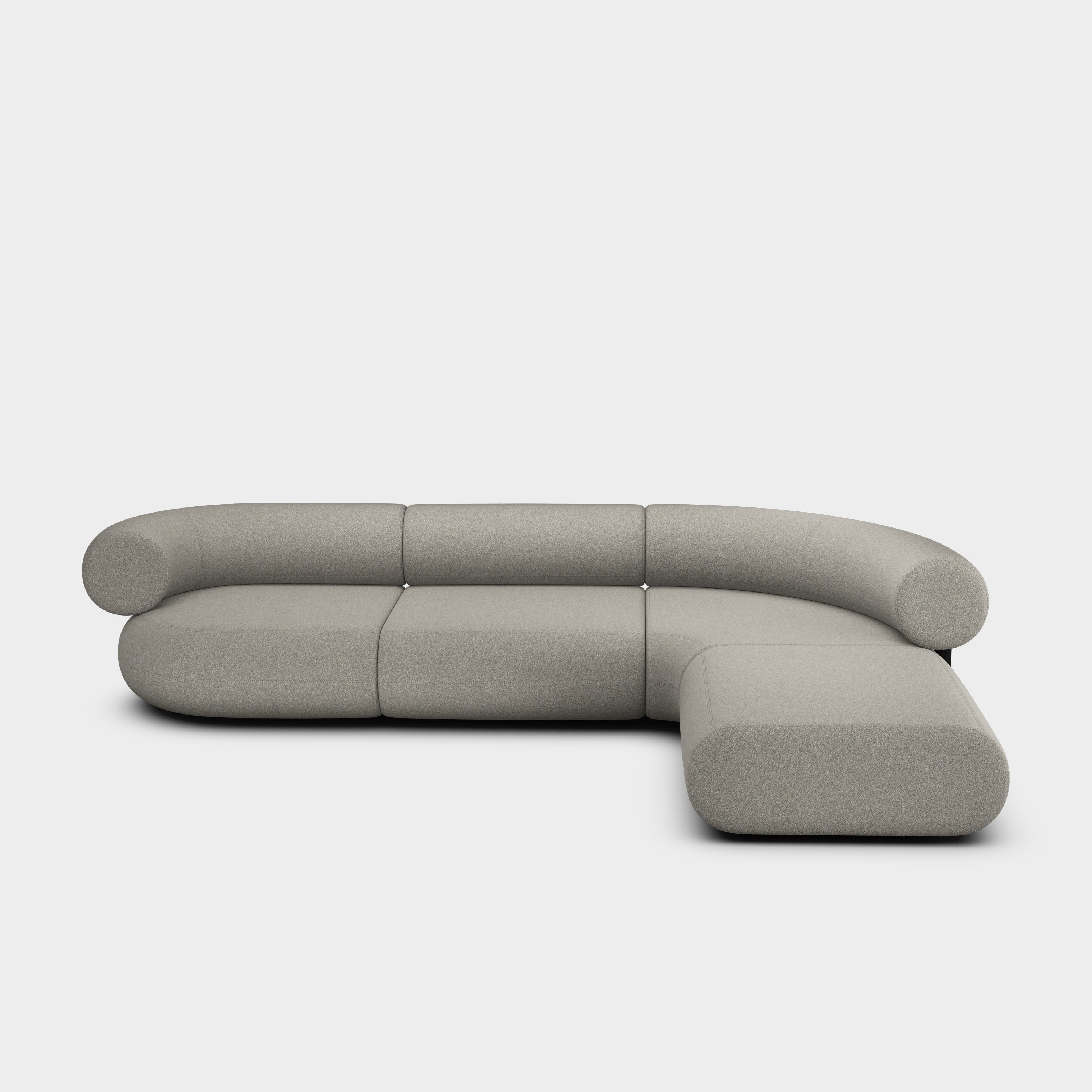 Fat 4-Seater Right Lounge Corner Modular Sofa