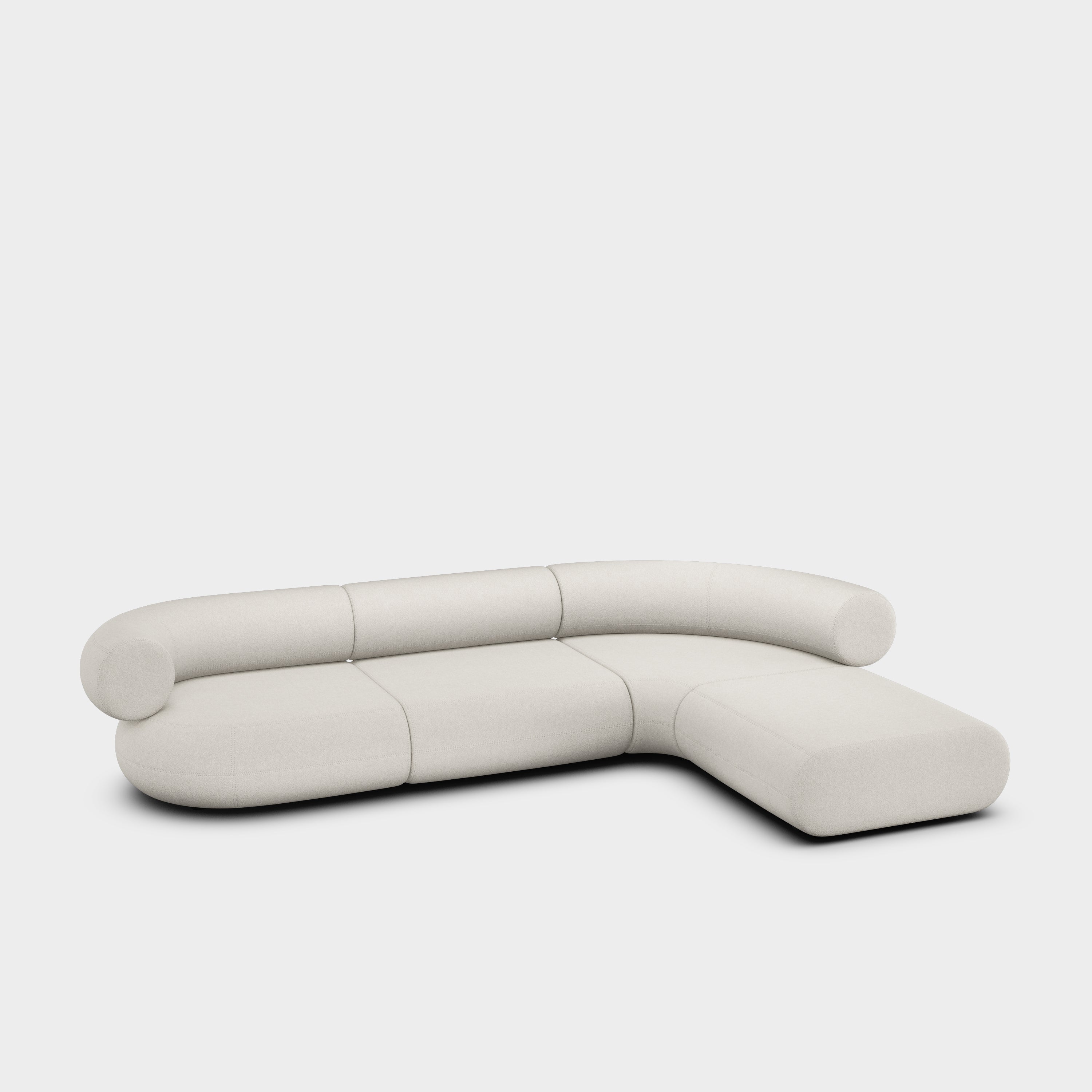 Fat 4-Seater Right Lounge Corner Modular Sofa