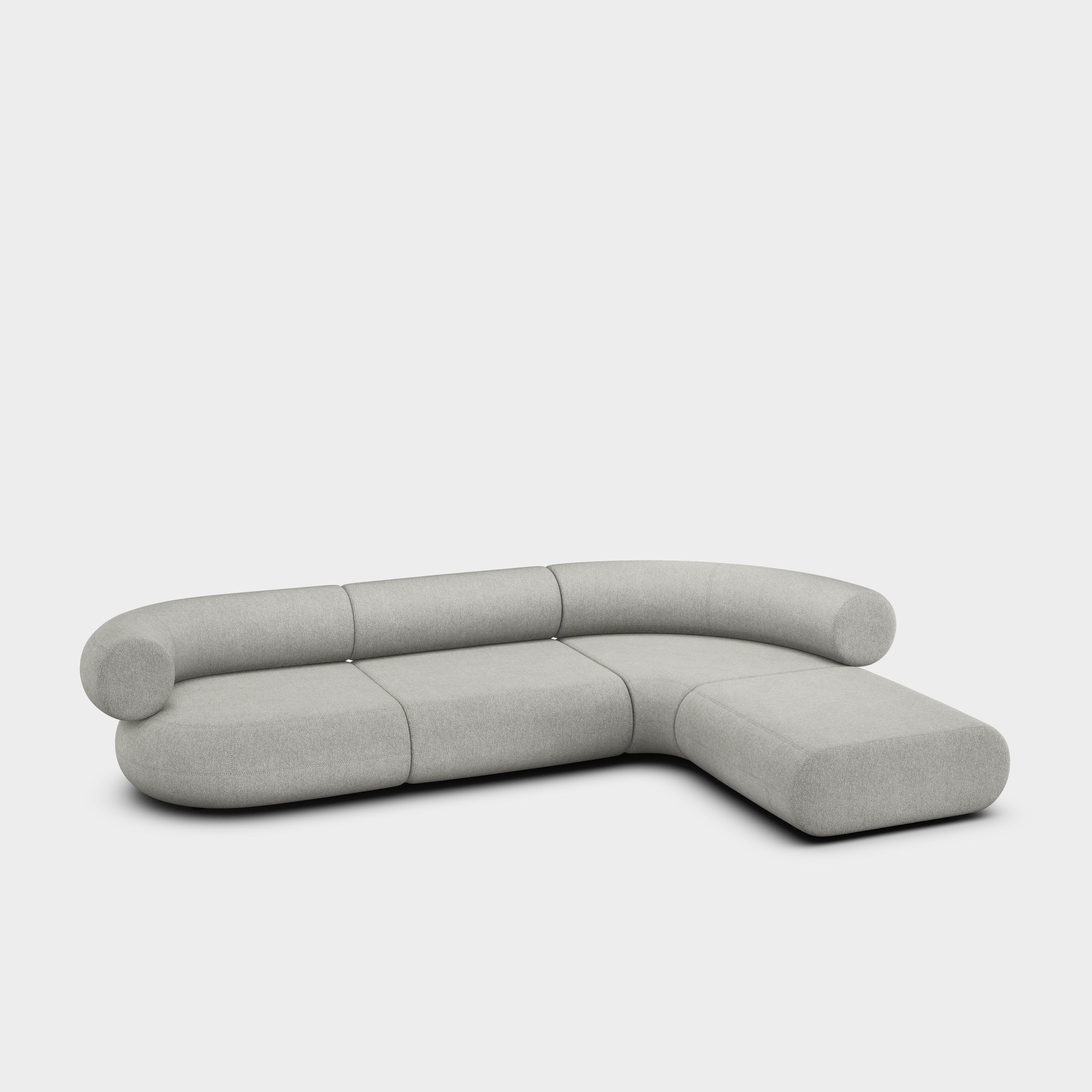 Fat 4-Seater Right Lounge Corner Modular Sofa