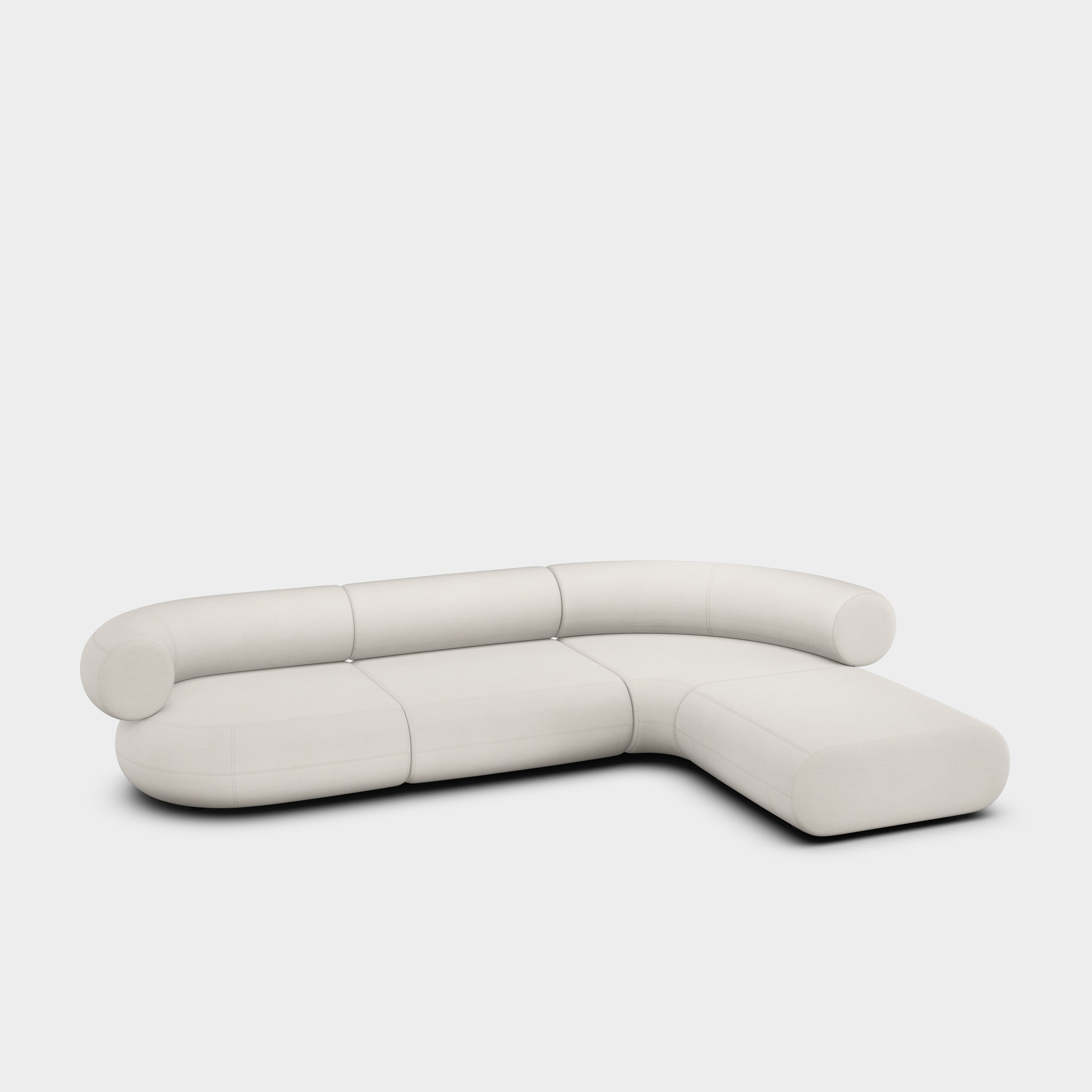 Fat 4-Seater Right Lounge Corner Modular Sofa