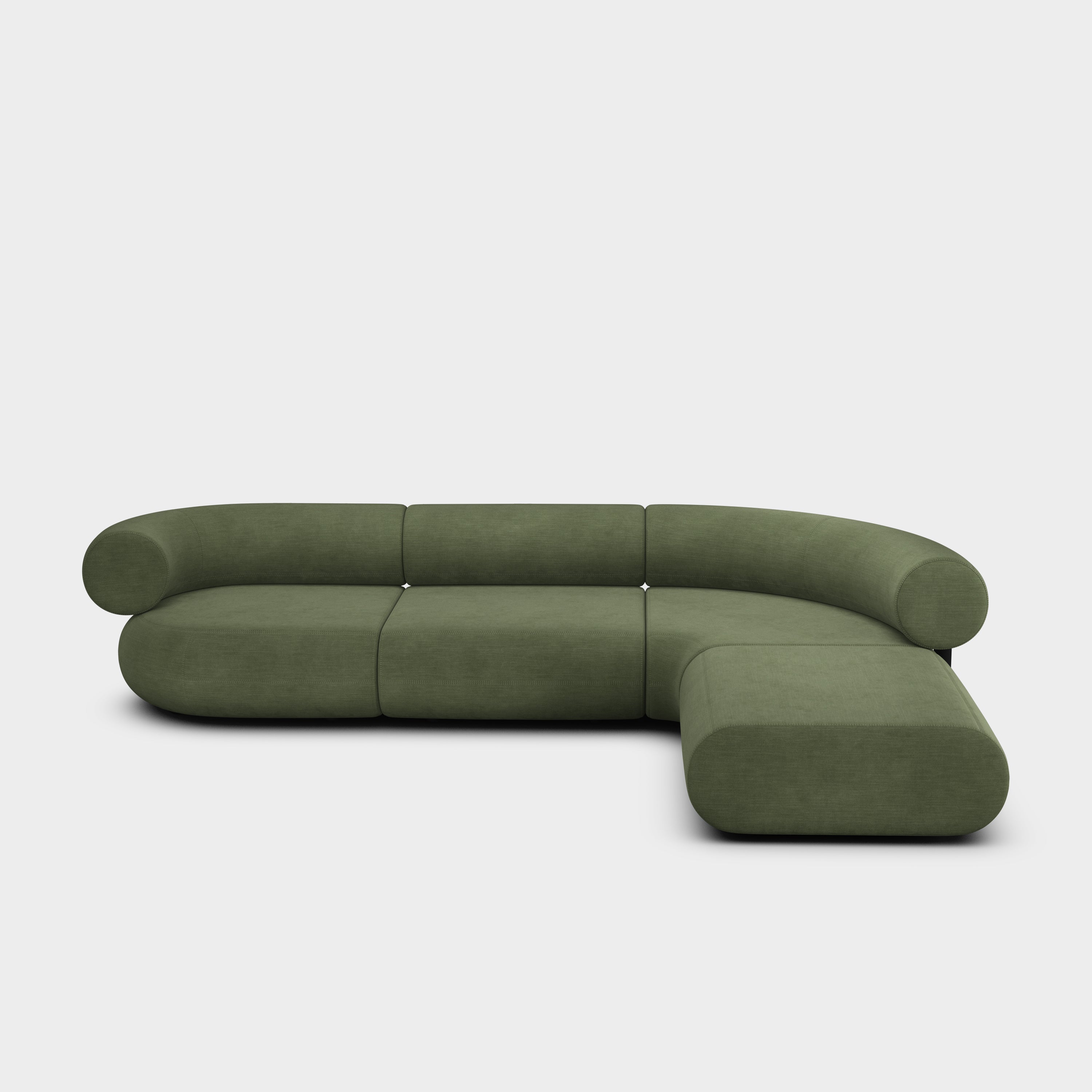Fat 4-Seater Right Lounge Corner Modular Sofa
