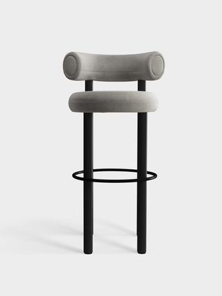 Black Wood & Clay Royal Velvet / 75cm / Royal - Clay (84)