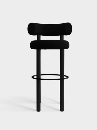 Black Wood & Black Kvadrat Hallingdal 65 Wool Blend / 75cm / Kvadrat Hallingdal 65 - Black (0190)