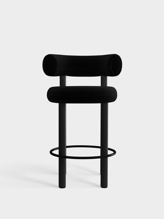 Black Wood & Black Kvadrat Hero 2 Wool / 65cm / Kvadrat Hero 2 - Black (0192)