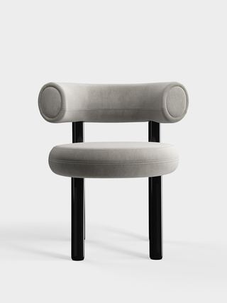 Polished Black Steel & Clay Royal Velvet / Royal - Clay (84)