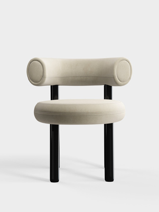 Polished Black Steel & Pearl Royal Velvet / Royal - Pearl (106)