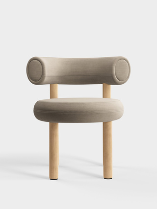 Brushed Natural Wood & Clay Linara Linen / Linara - Clay (93)