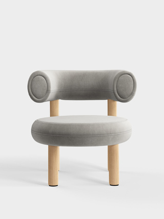 Brushed Natural Wood & Clay Royal Velvet / Royal - Clay (84)