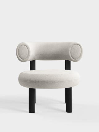 Black Wood & Ivory Alpine Boucle / Alpine - Ivory (0101)