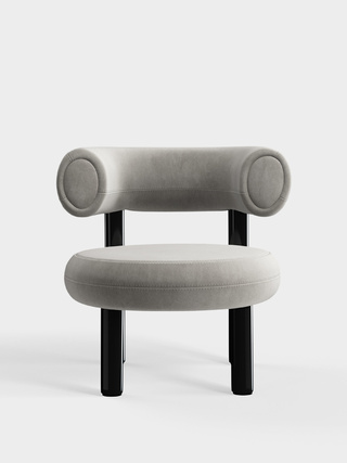 Polished Black Steel & Clay Royal Velvet / Royal - Clay (84)