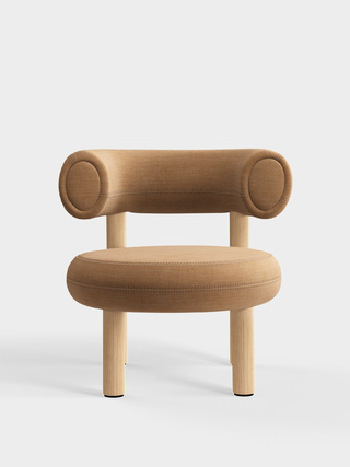 Brushed Natural Wood & Spice Linara Linen / Linara - Spice (142)