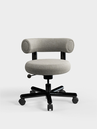 Clay Alpine Boucle / Polished Black Steel / Alpine - Clay (84)