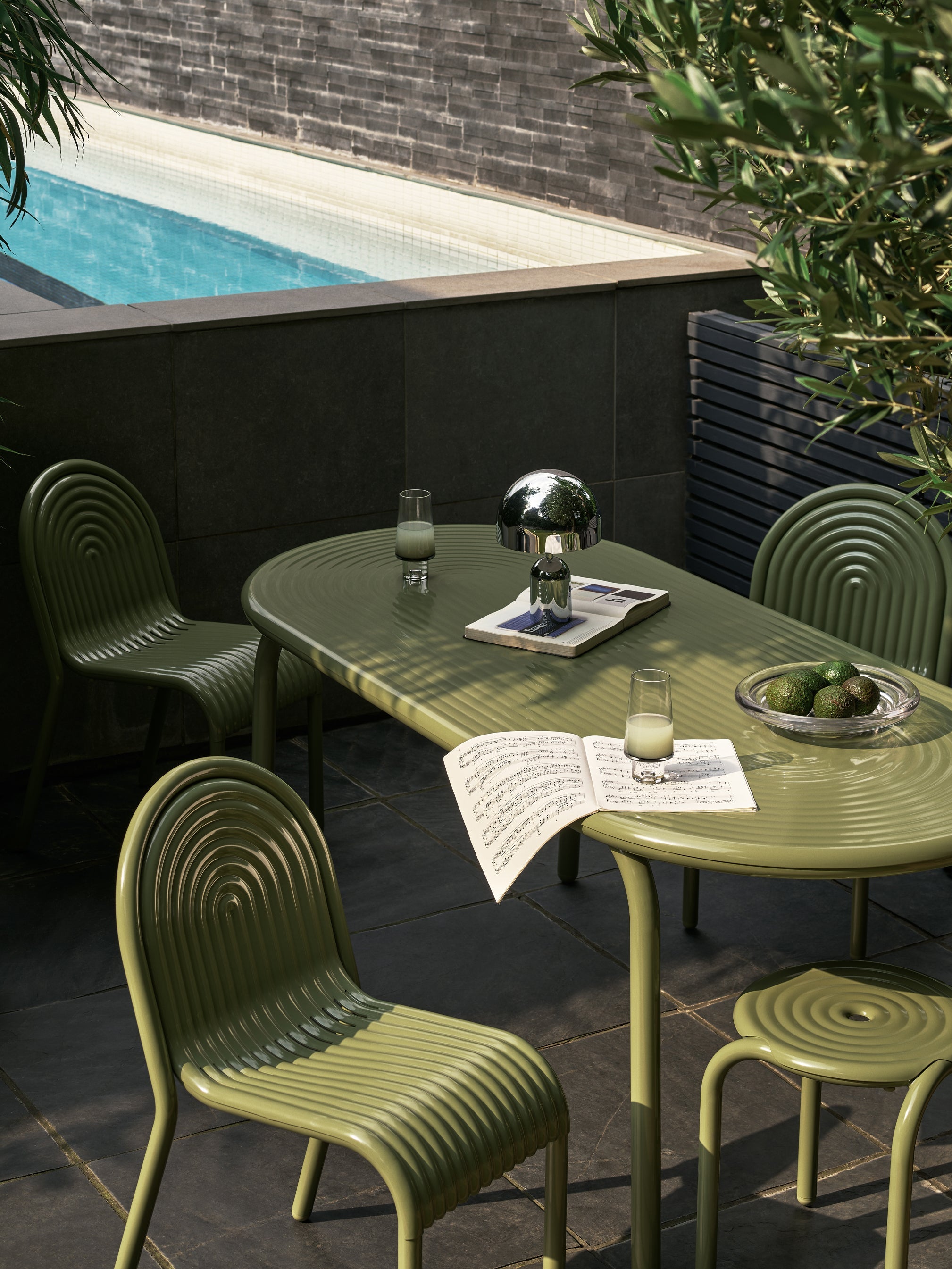 Groove Outdoor Side Chair