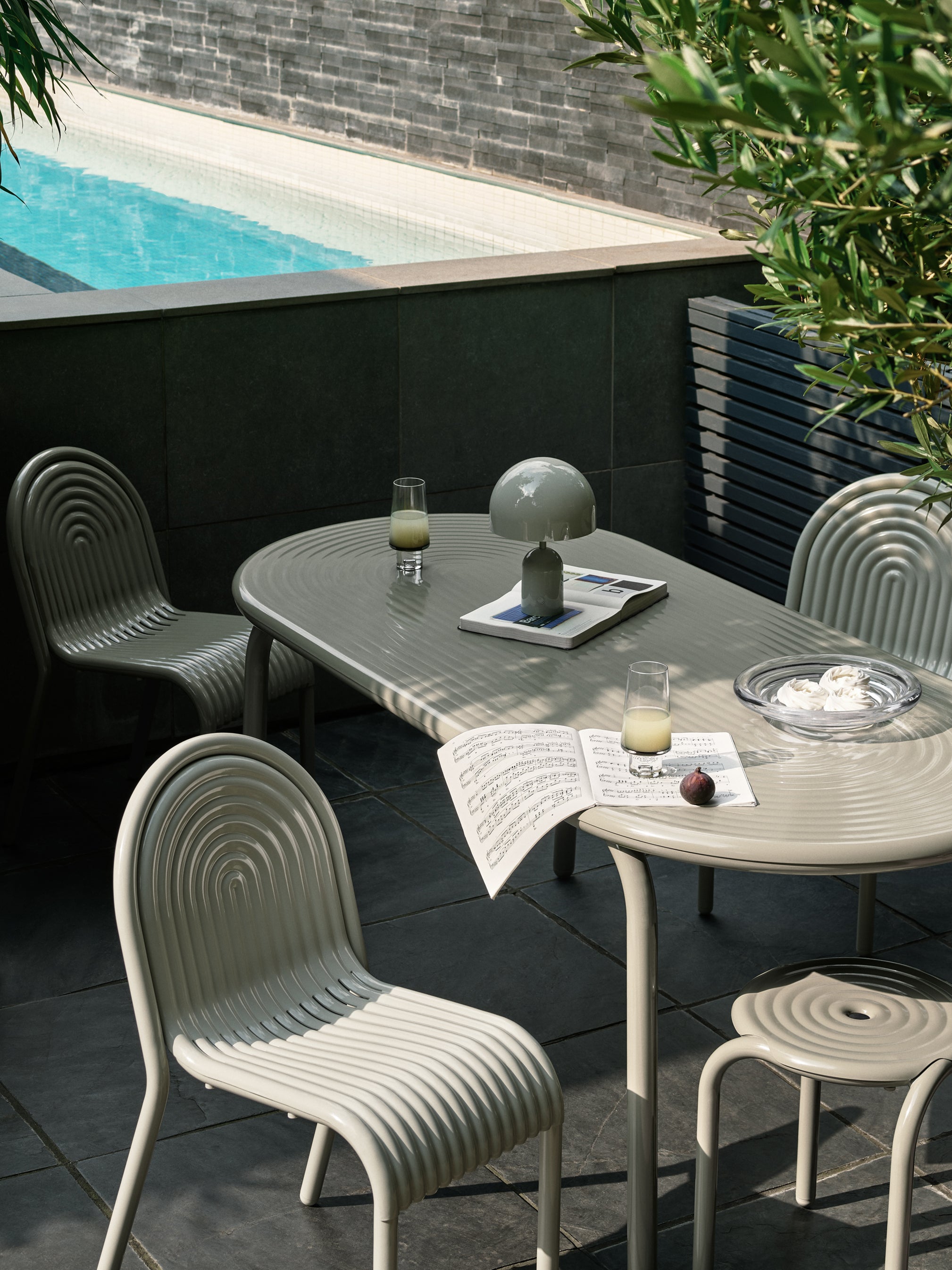 Groove Outdoor Side Chair