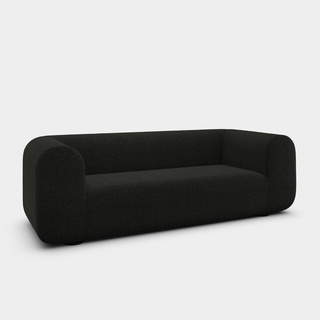 Grey Kvadrat Autumn / 2.5-Seater Fixed Sofa / Kvadrat Autumn - Grey (0191)