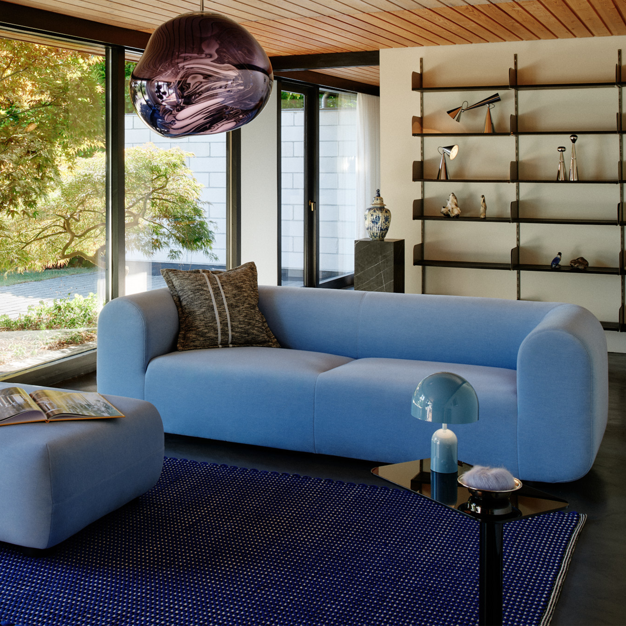 Plump 2.5-Seater Fixed Sofa