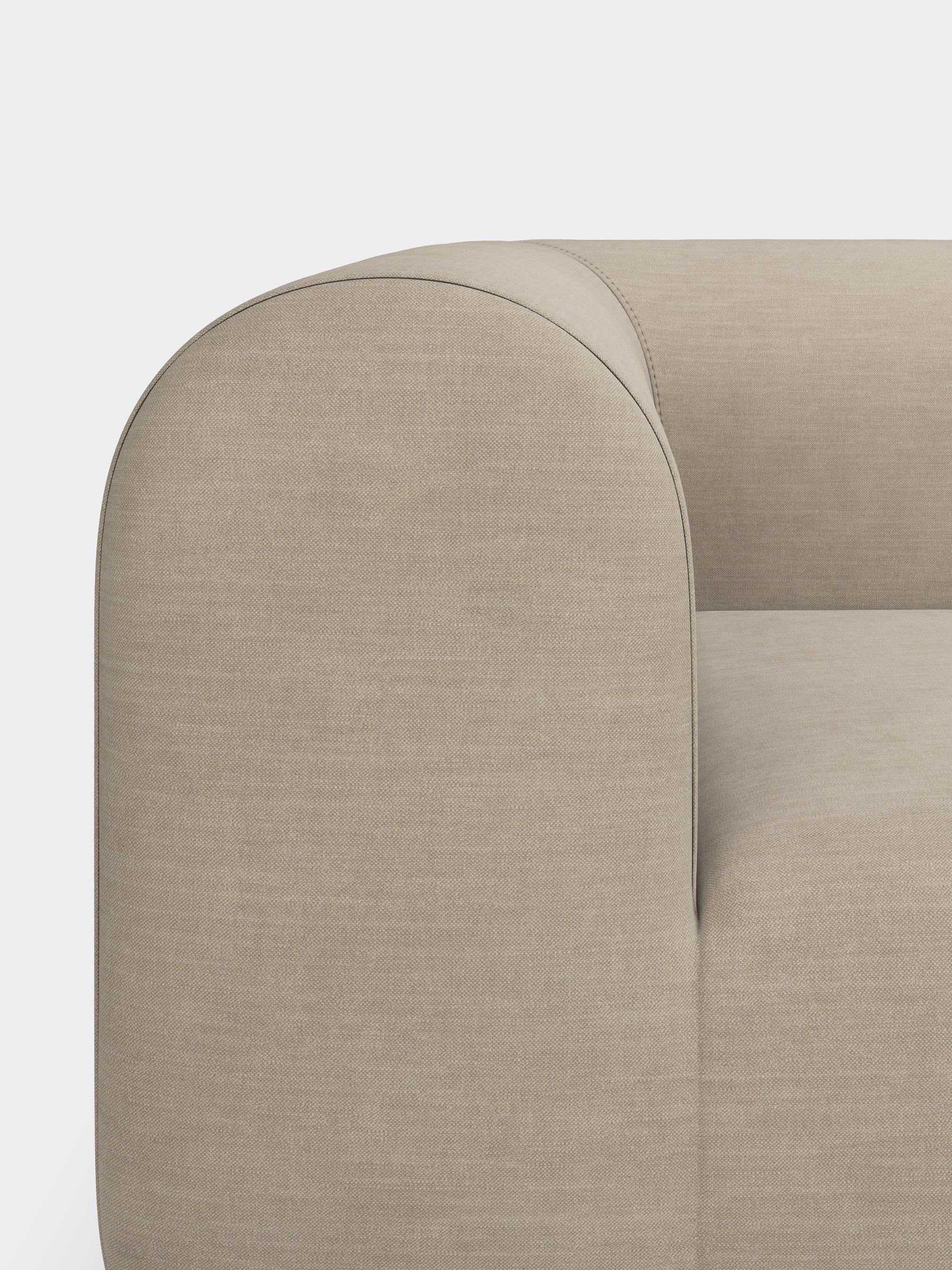 Plump 2.5-Seater Fixed Sofa