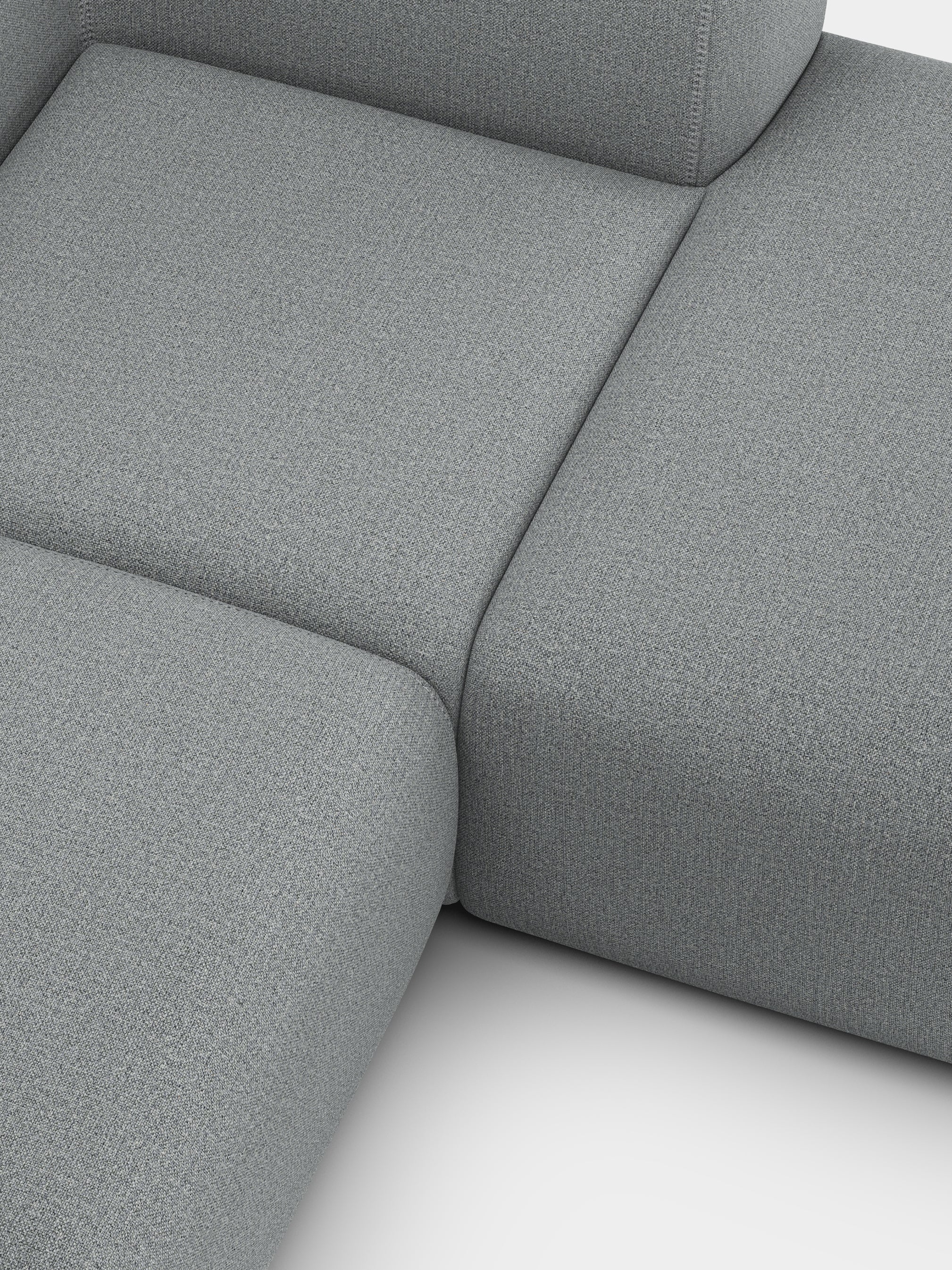 Plump 2.5-Seater Right Chaise Longue Modular Sofa