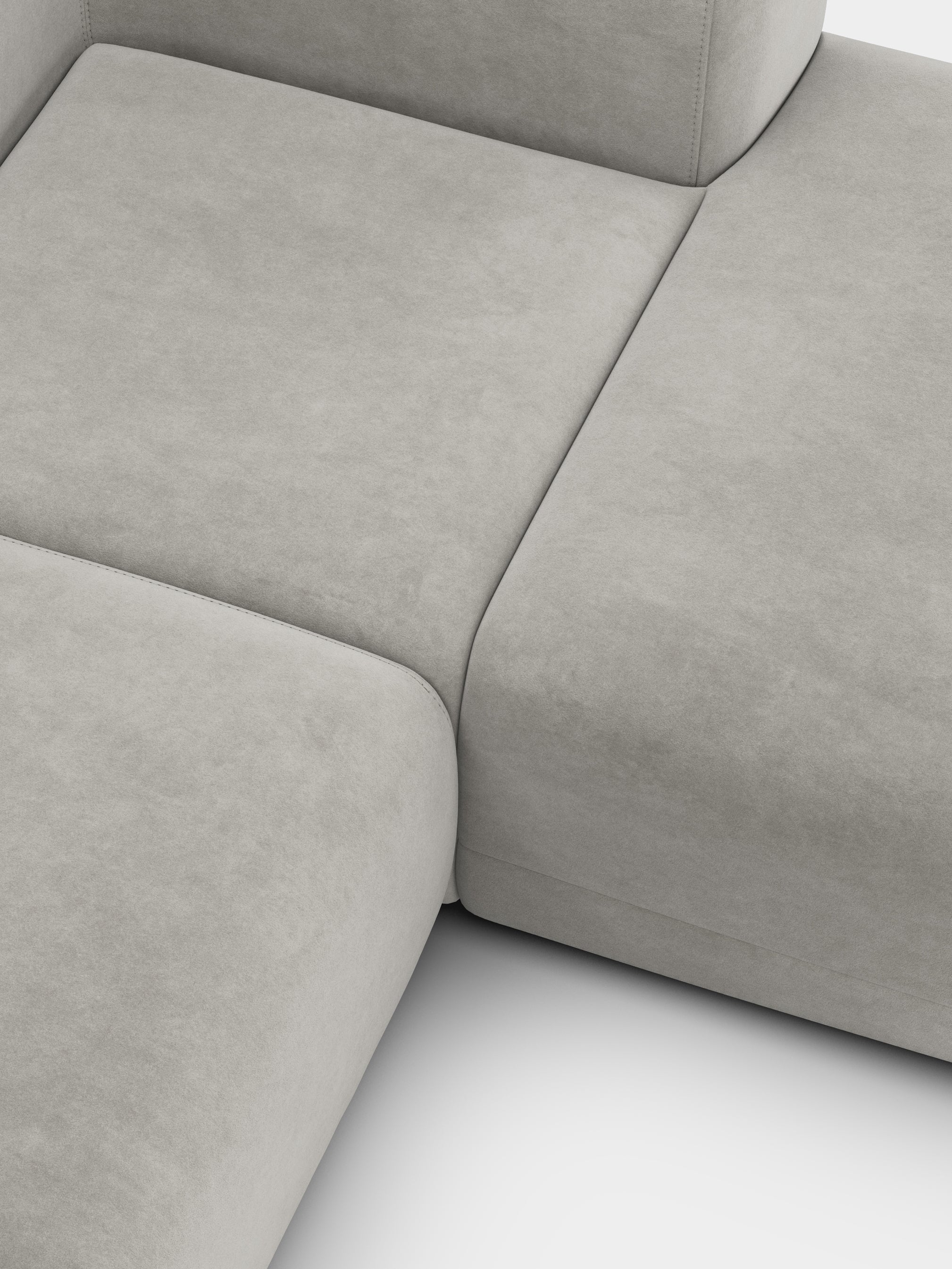 Plump 2.5-Seater Right Chaise Longue Modular Sofa