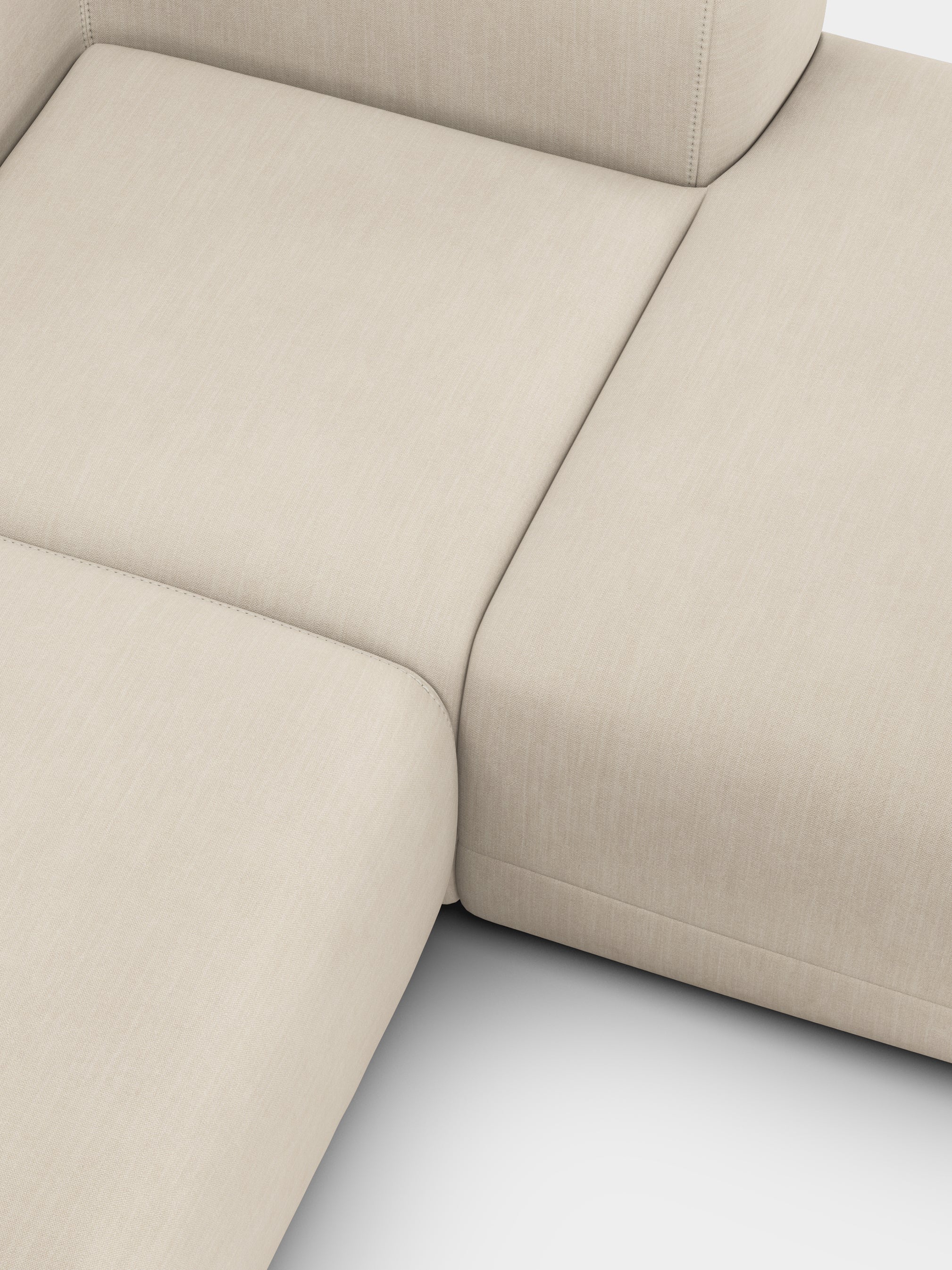 Plump 2.5-Seater Right Chaise Longue Modular Sofa